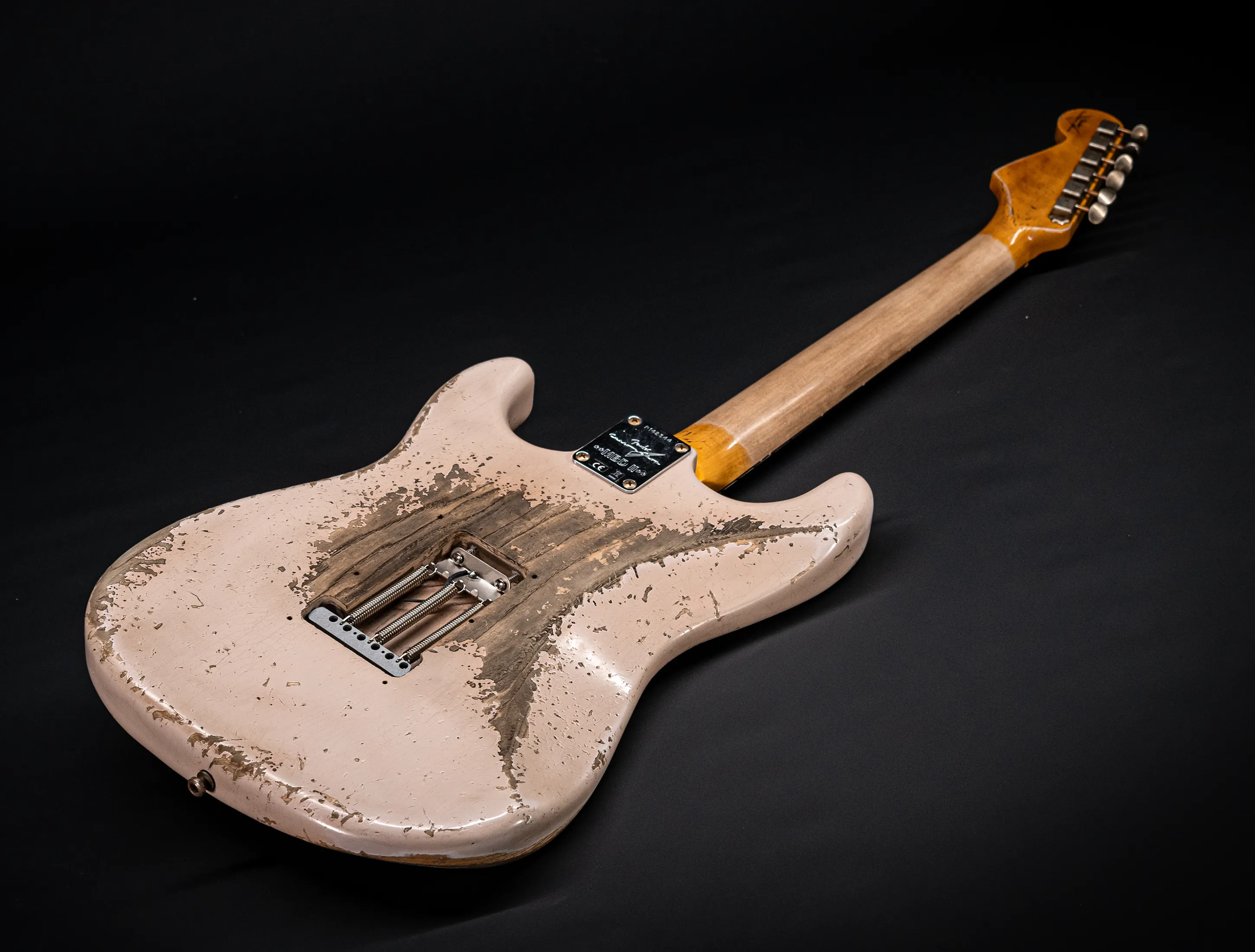 Fender MBD II 1962 Humbucker Stratocaster MIDAS Super Heavy Relic - ASH Body Shell Pink