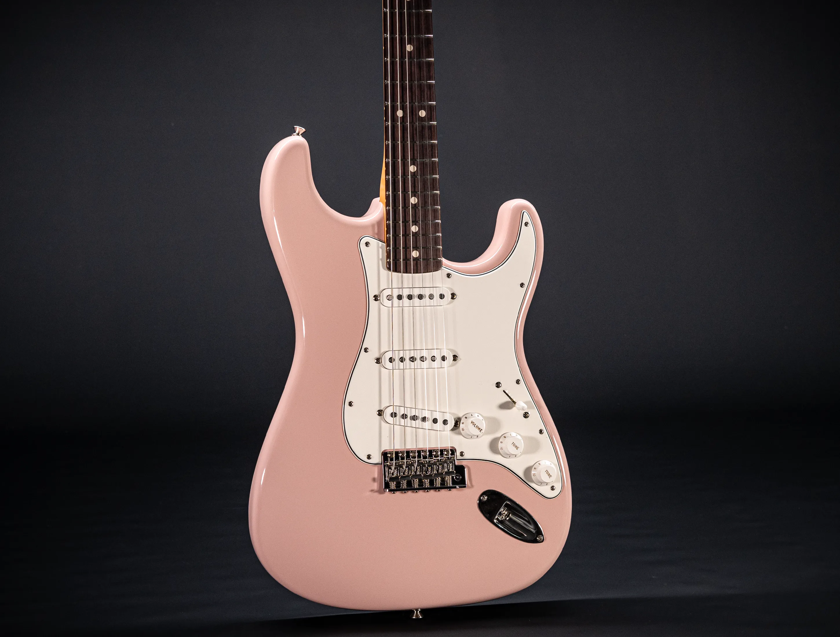 Fender MBD 1963 Stratocaster Prestige NOS flame Neck - Shell Pink