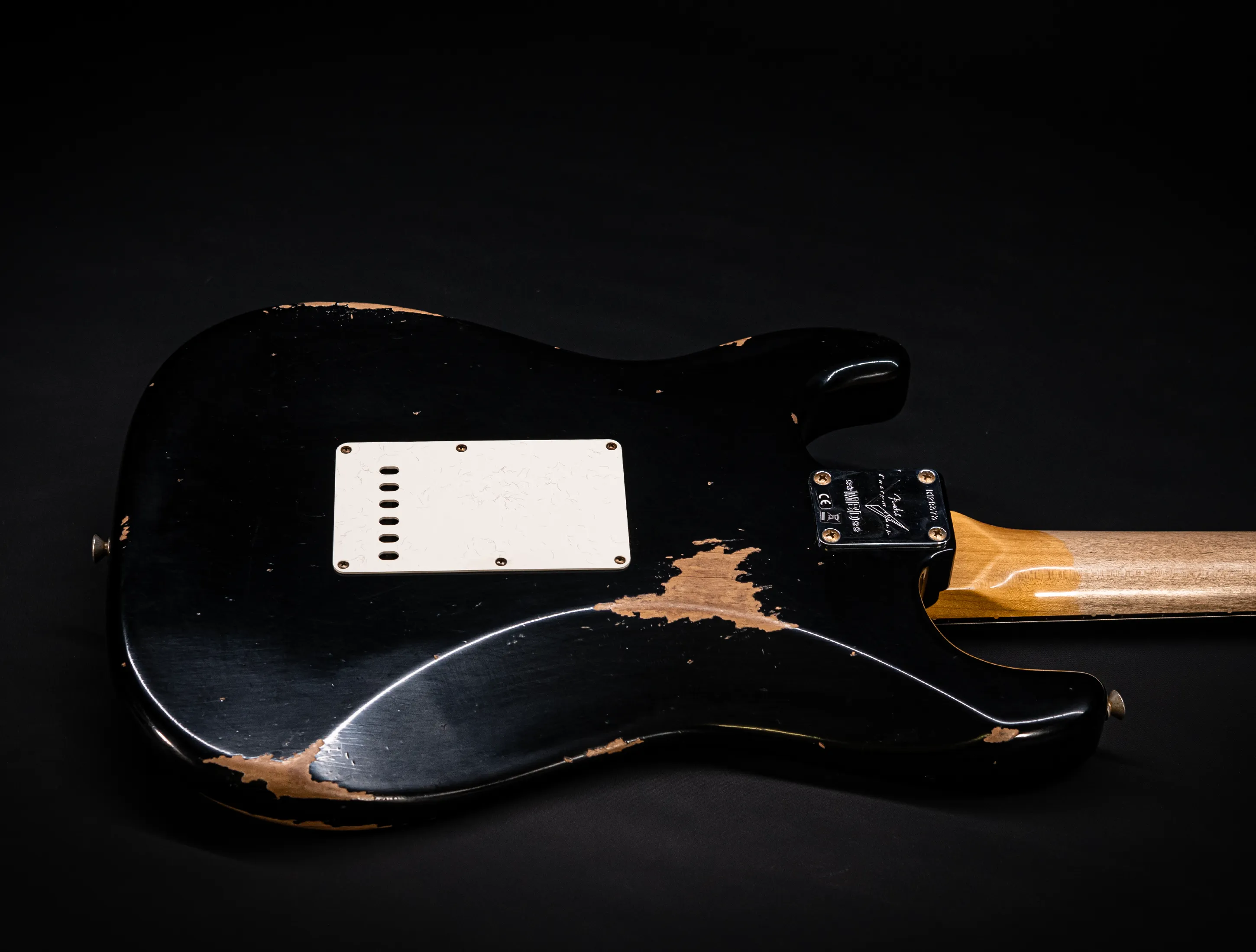 a173123Fender MBD Limited 1963 Stratocaster Heavy Relic - Black Muikhaus-Hermann