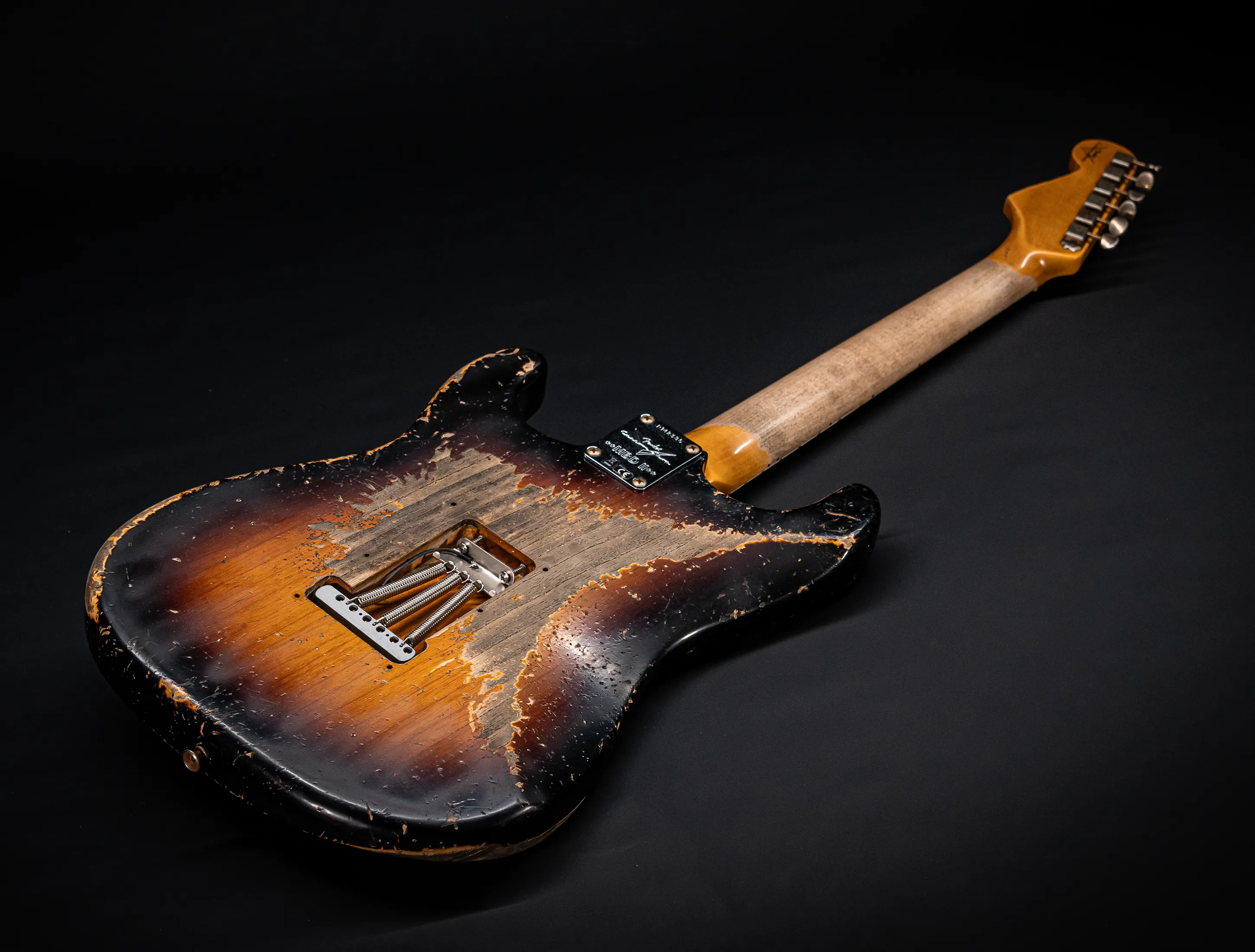 Fender MBD II 1962 Humbucker Stratocaster MIDAS Super Heavy Relic - ASH Body Maple Neck Sunburst