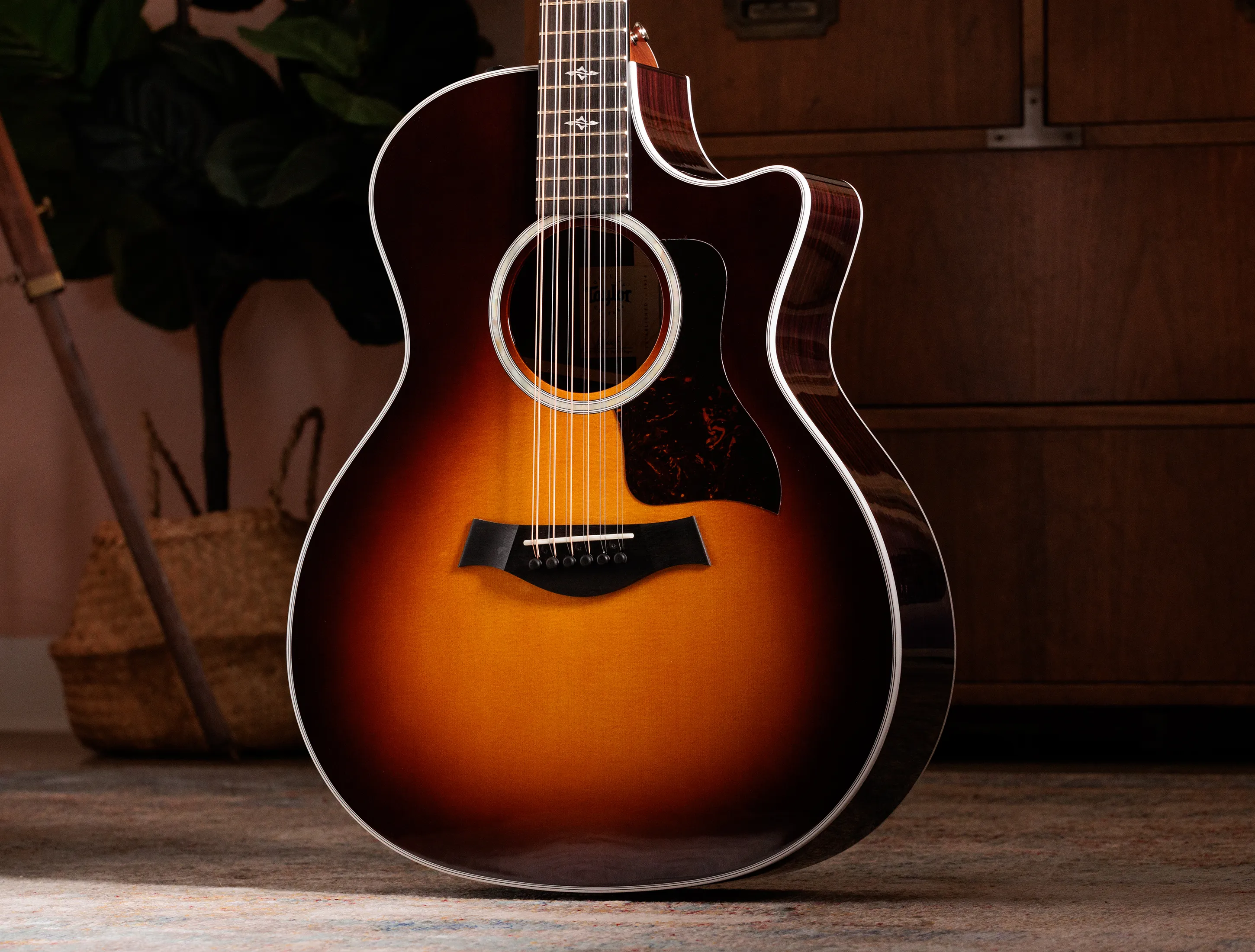Taylor 454ce Tobacco Sunburst 12 Saitig
