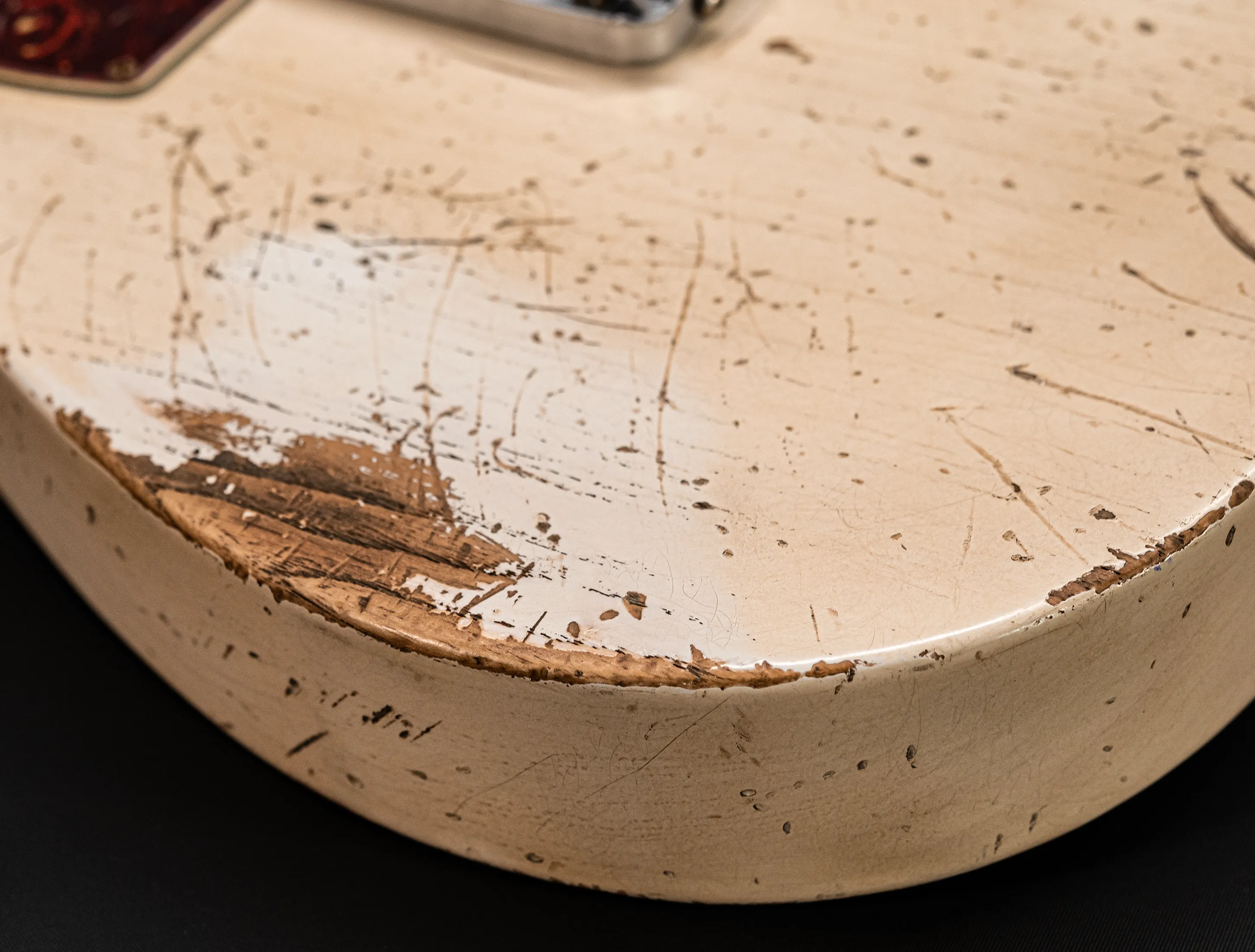 a162532 Fender Masterbuilt Jason Smith 1963 Telecaster Heavy Relic - Smoked Olympic White