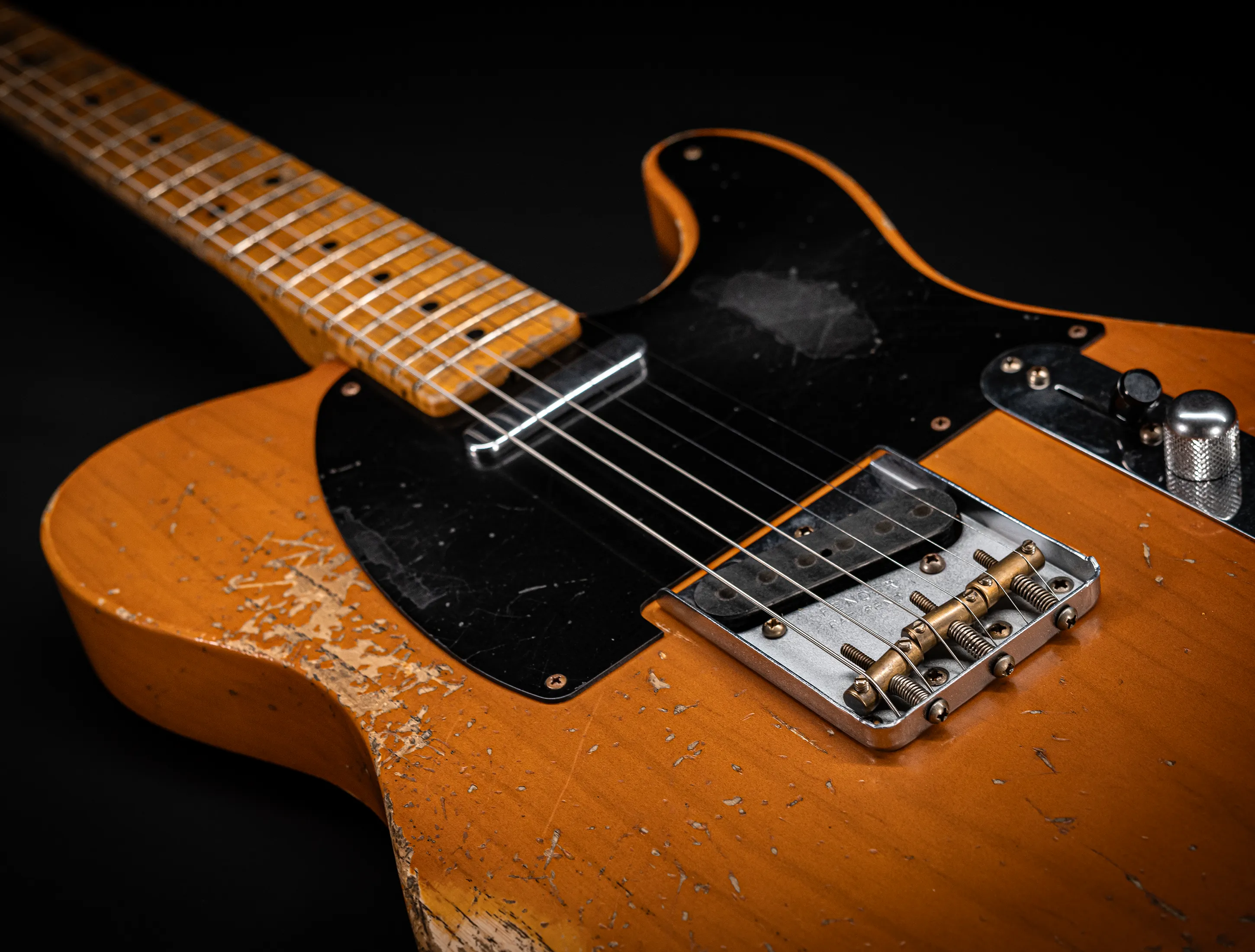 Fender Senior Masterbuilt Jason Smith 1952 Telecaster Heavy Relic - 1pc Ash Butterscotch Blonde