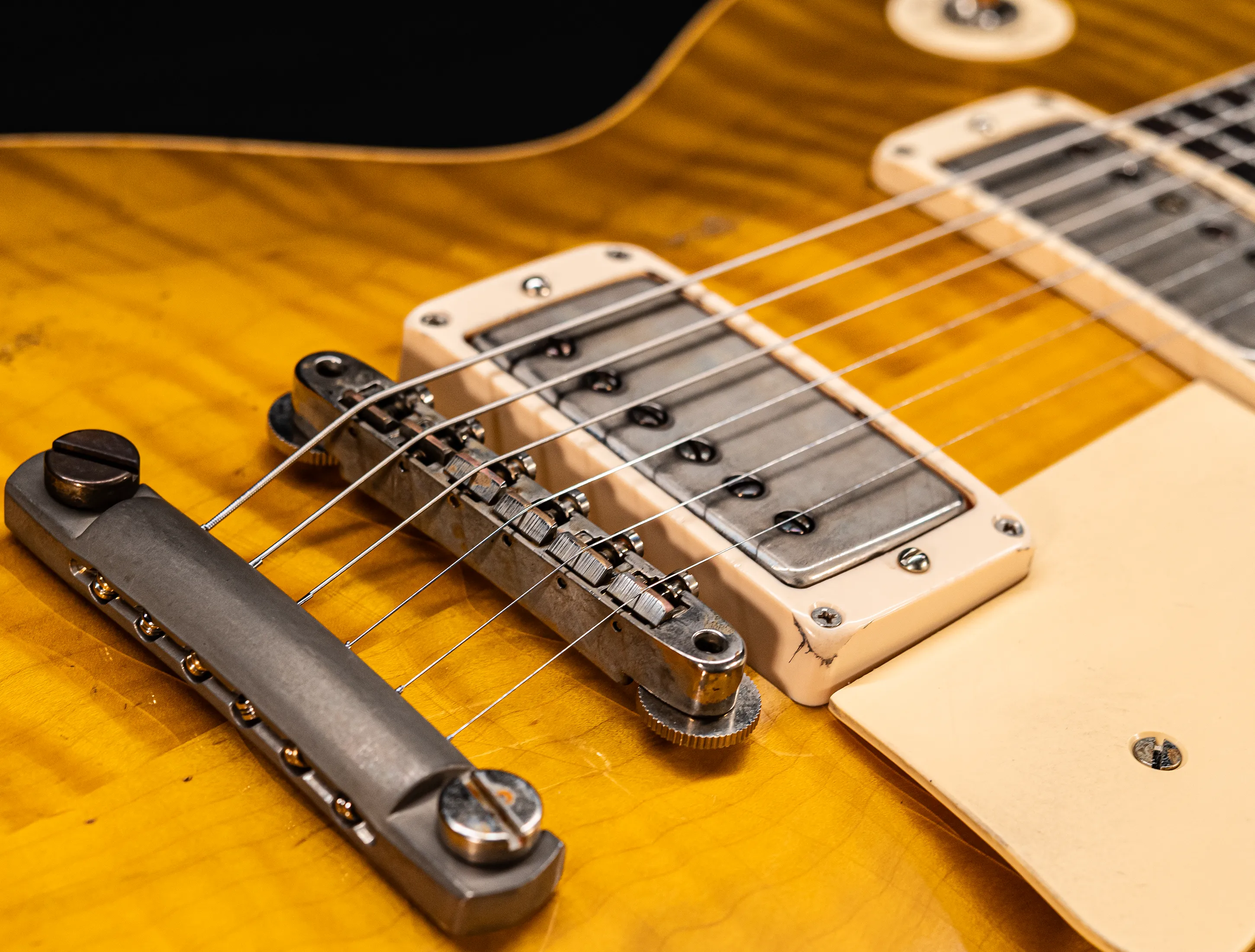 a172354 Gibson Les Paul 1959 Reissue Murphy Lab Heavy Aged Green Lemon Fade Musikhaus-Hermann