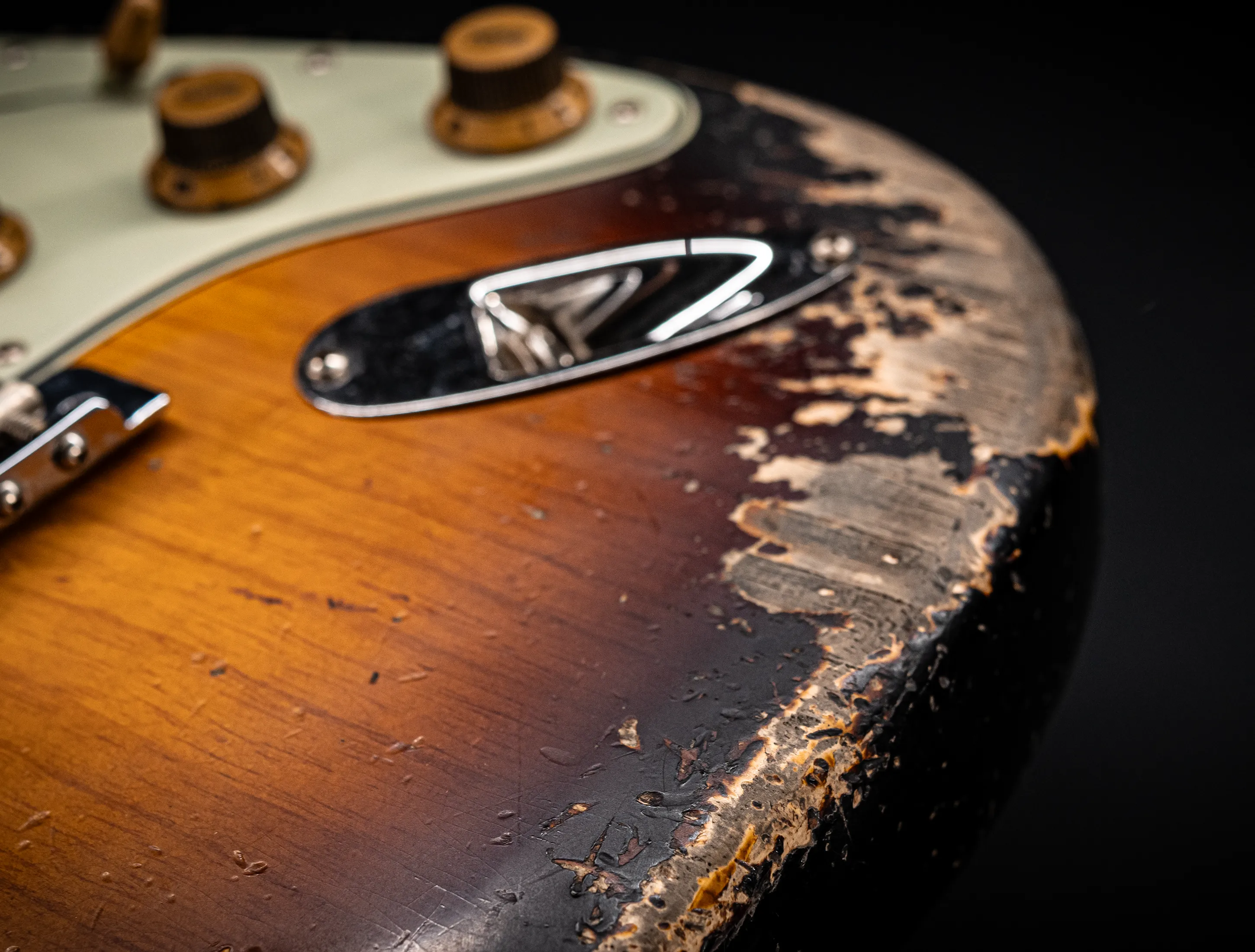 Fender MBD II 1962 Humbucker Stratocaster MIDAS Super Heavy Relic - ASH Body Maple Neck Sunburst