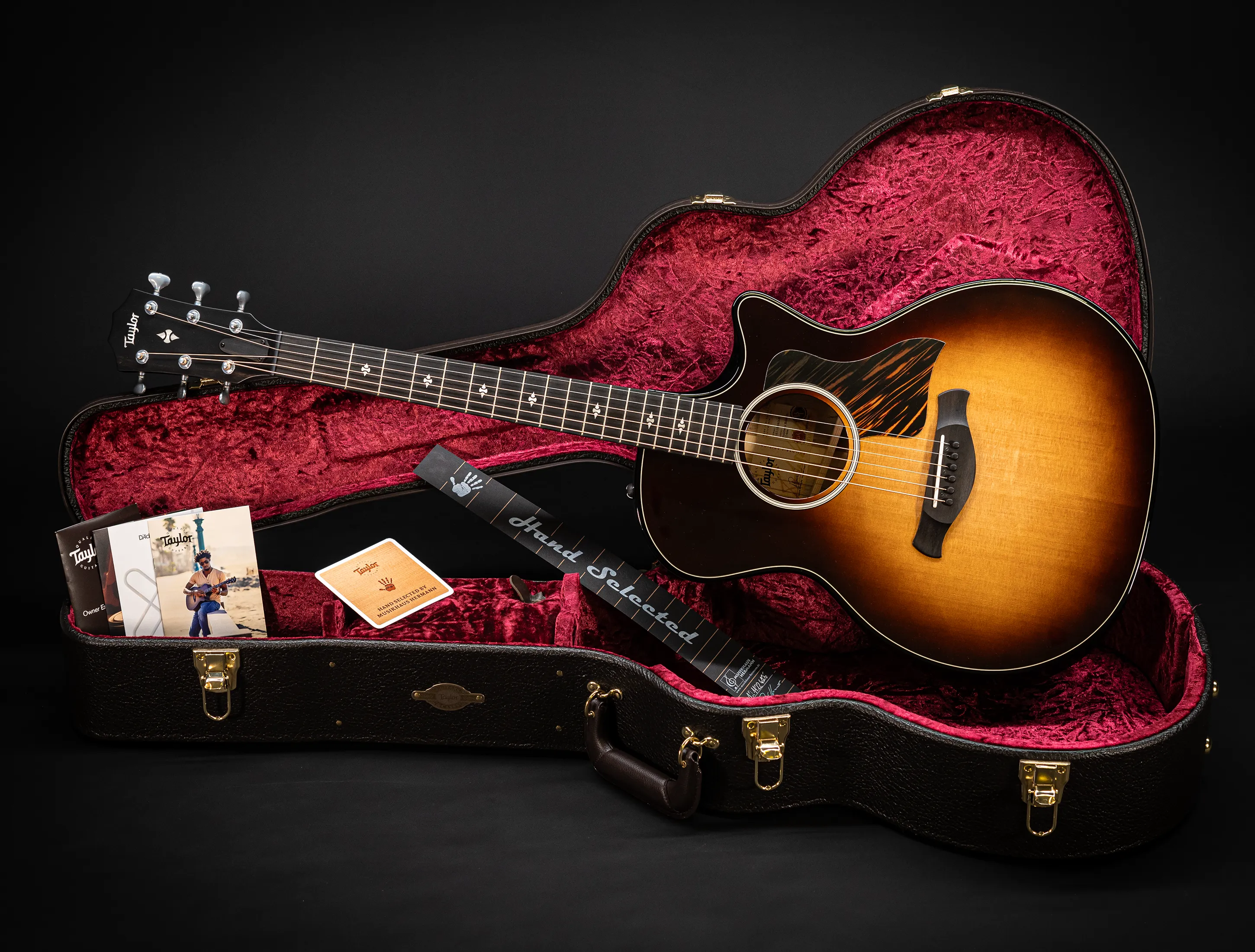 a174176 Taylor 514ce Builders-Edition Kona Burst musikhaus-hermann
