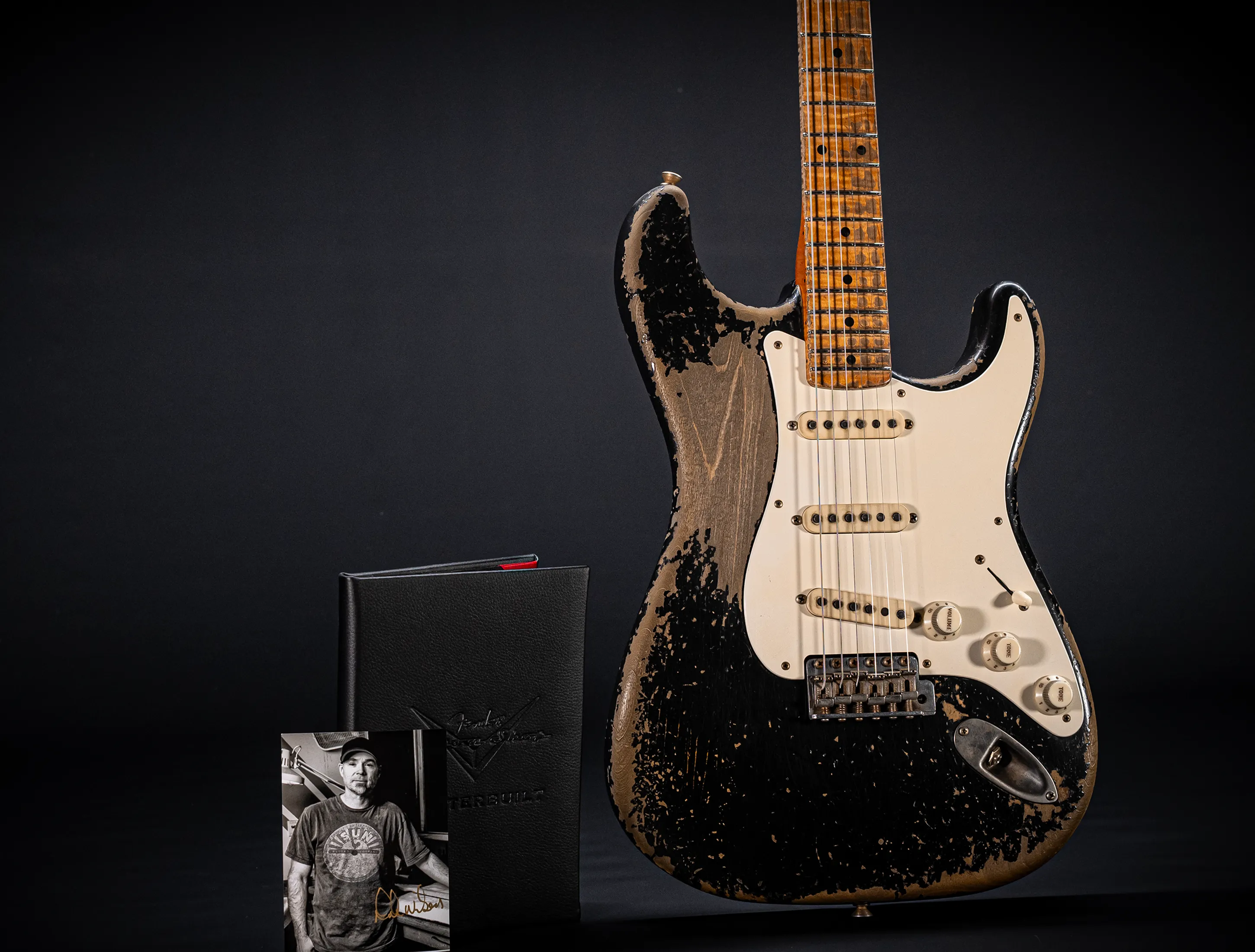 Fender Senior Masterbuilt Dale Wilson 1957 Stratocaster Heavy Relic - faded Black