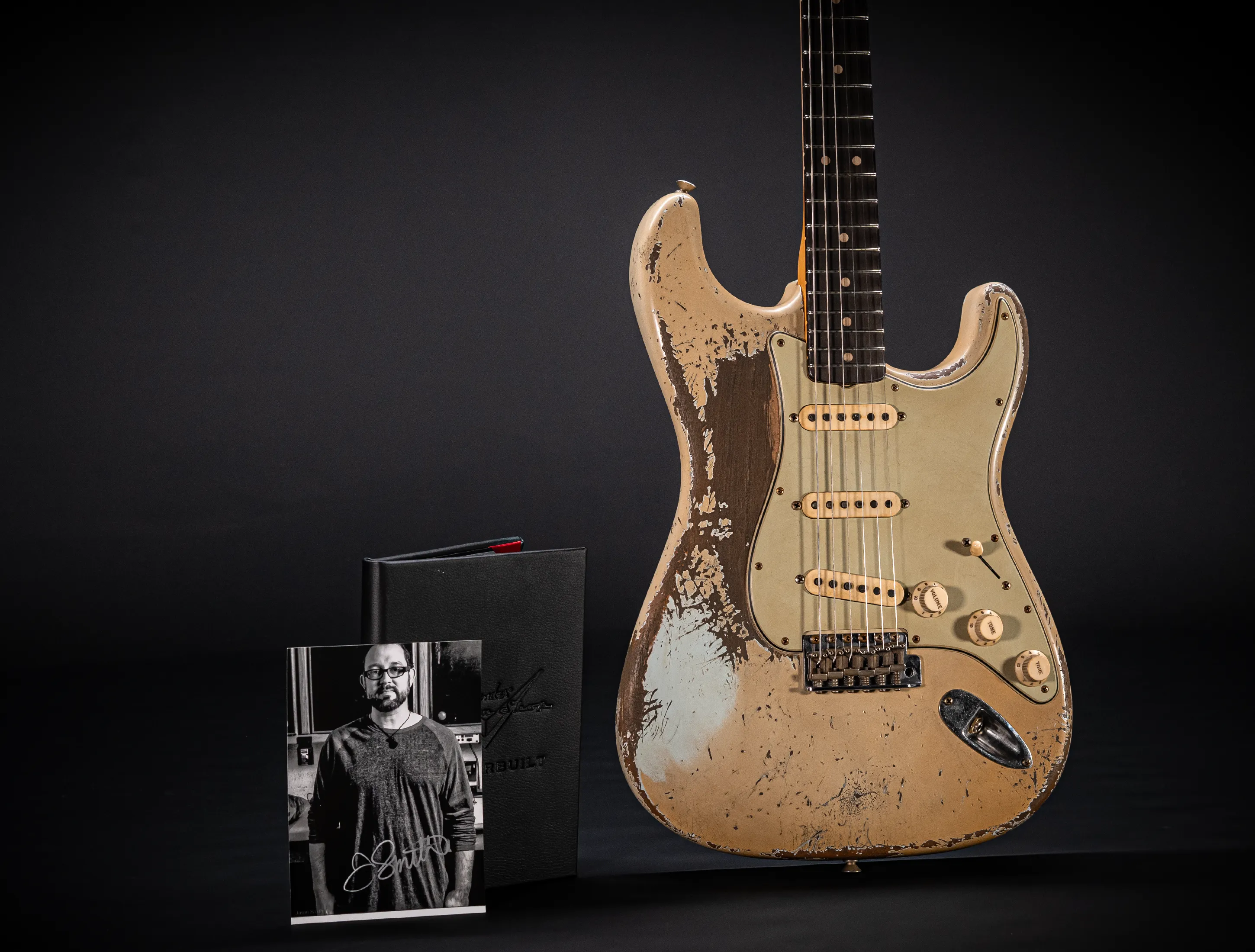 Fender Senior Masterbuilt Jason Smith 1963 Stratocaster Roasted Super Heavy Relic Nicotin over Sonic Blue