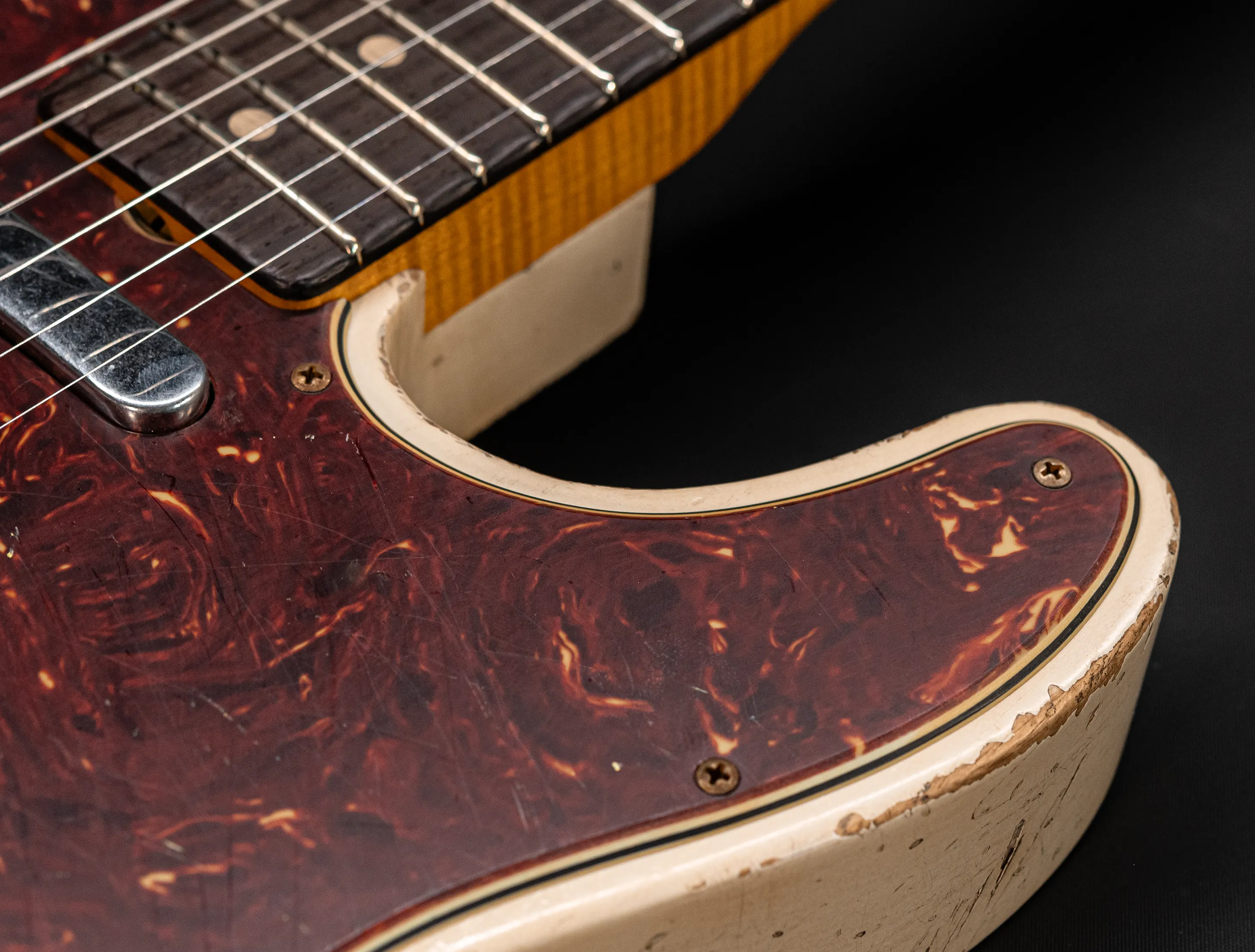 a162511 Fender Masterbuilt Jason Smith 1963 Telecaster Heavy Relic - Smoked Olympic White