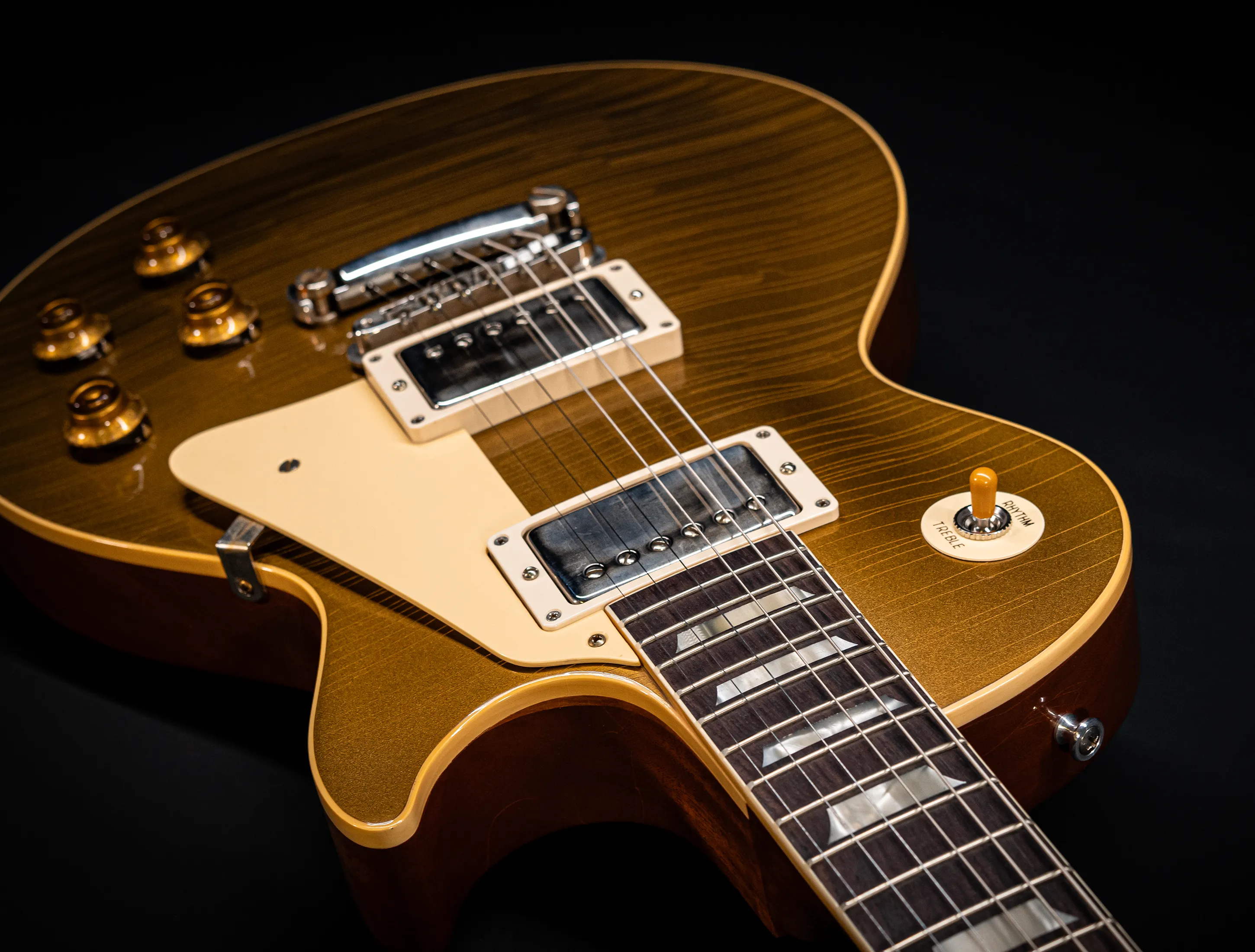 a171364 Gibson Les Paul 1957 Goldtop Reissue Murphy Lab Ultra Light Aged Musikhaus-Hermann