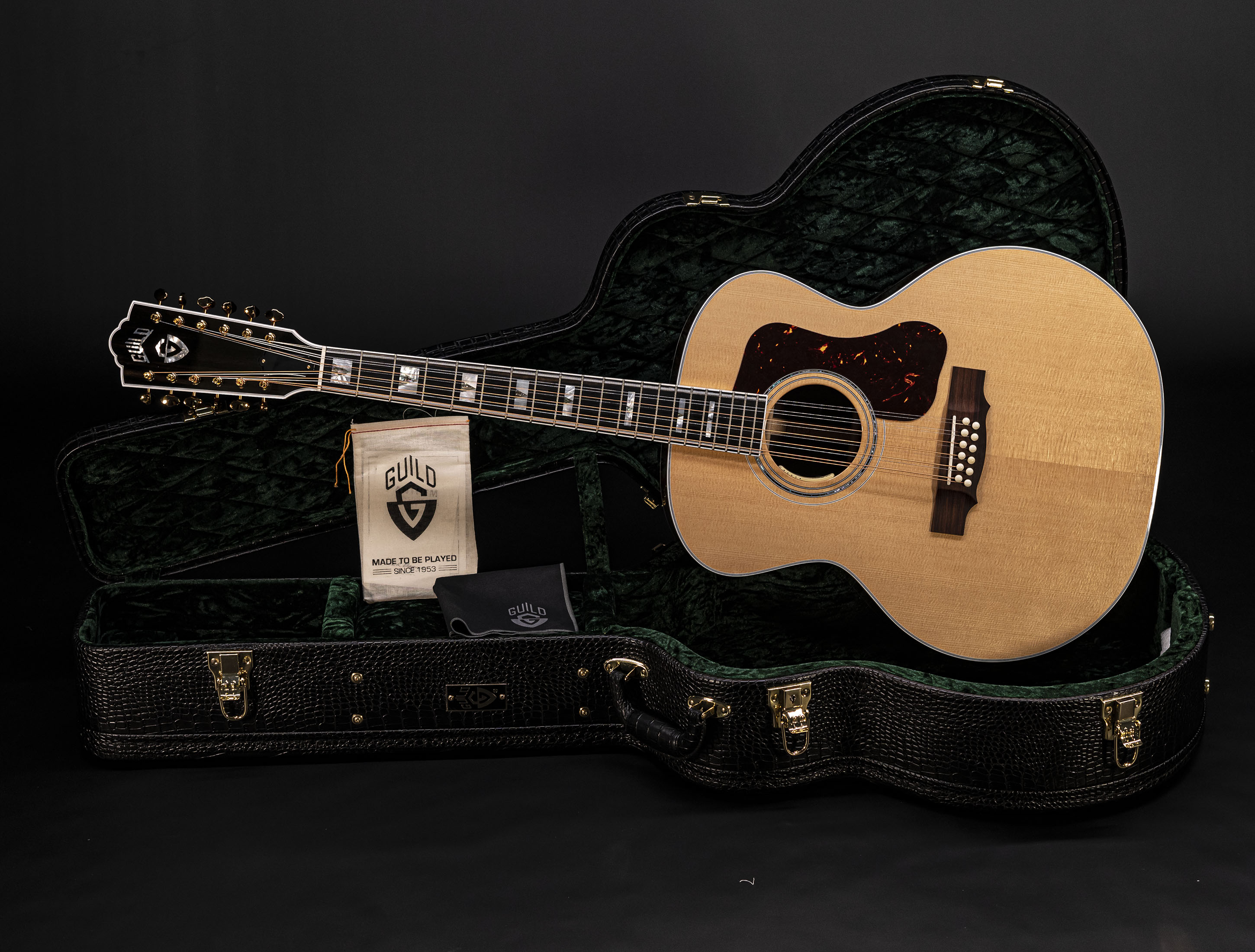 Guild F-512E Natural L.R.Baggs 12-Saitig USA