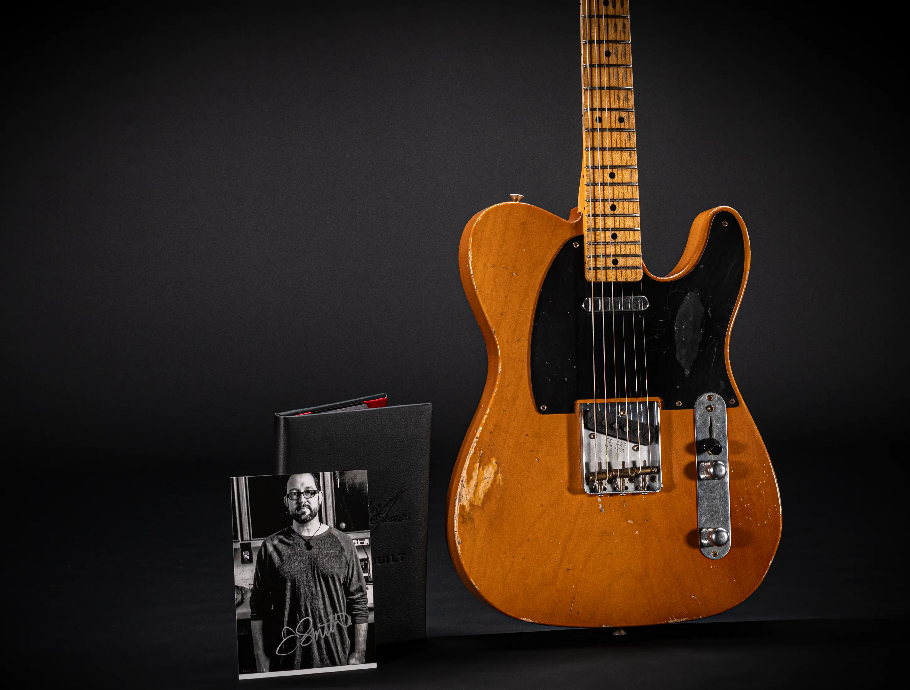 Fender Senior Masterbuilt Jason Smith 1952 Telecaster Relic - 1pc Ash Butterscotch Blonde