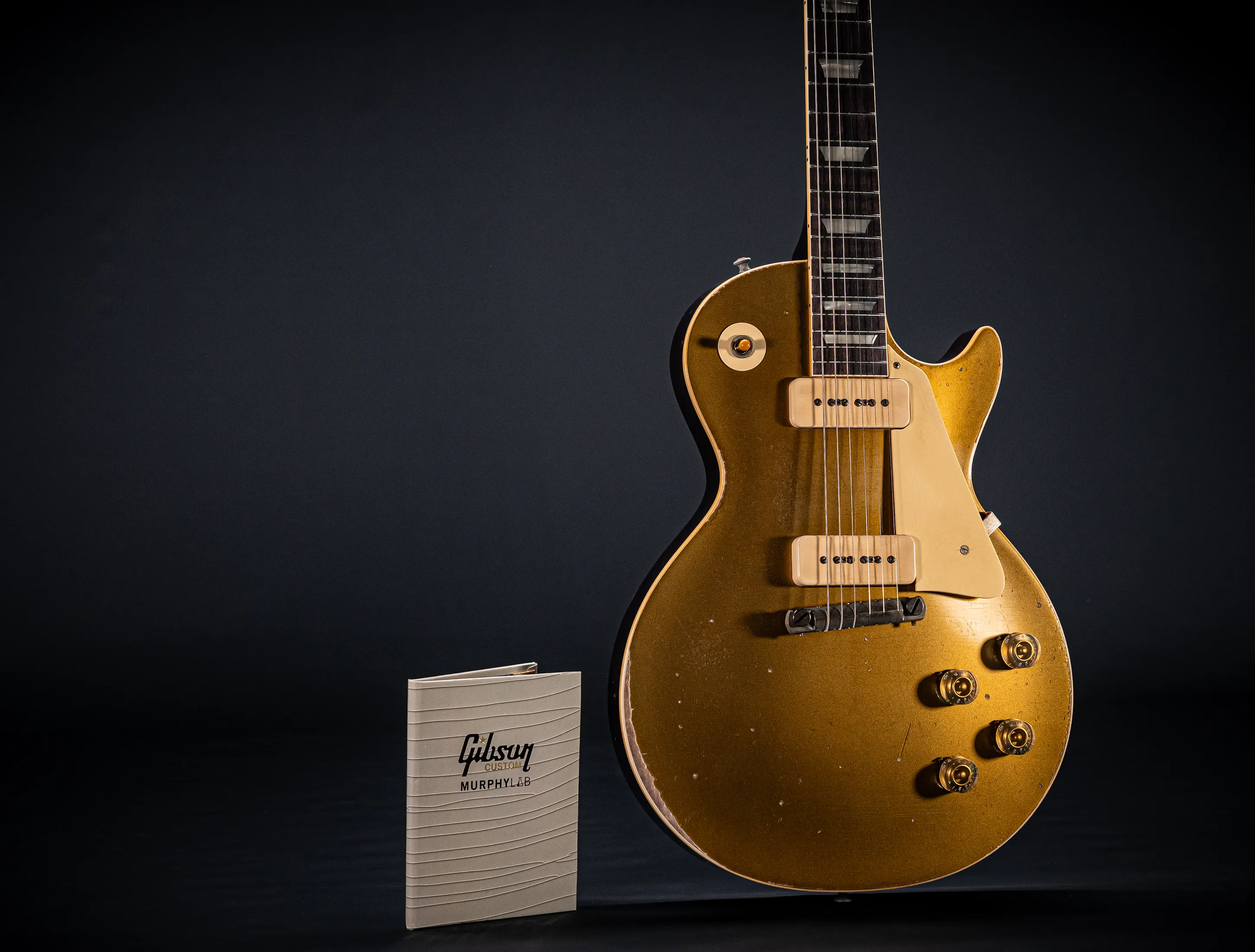 Gibson Les Paul 1954 Goldtop DARKBACK P90 Murphy Lab Heavy Aged Heroes Greatest Hits