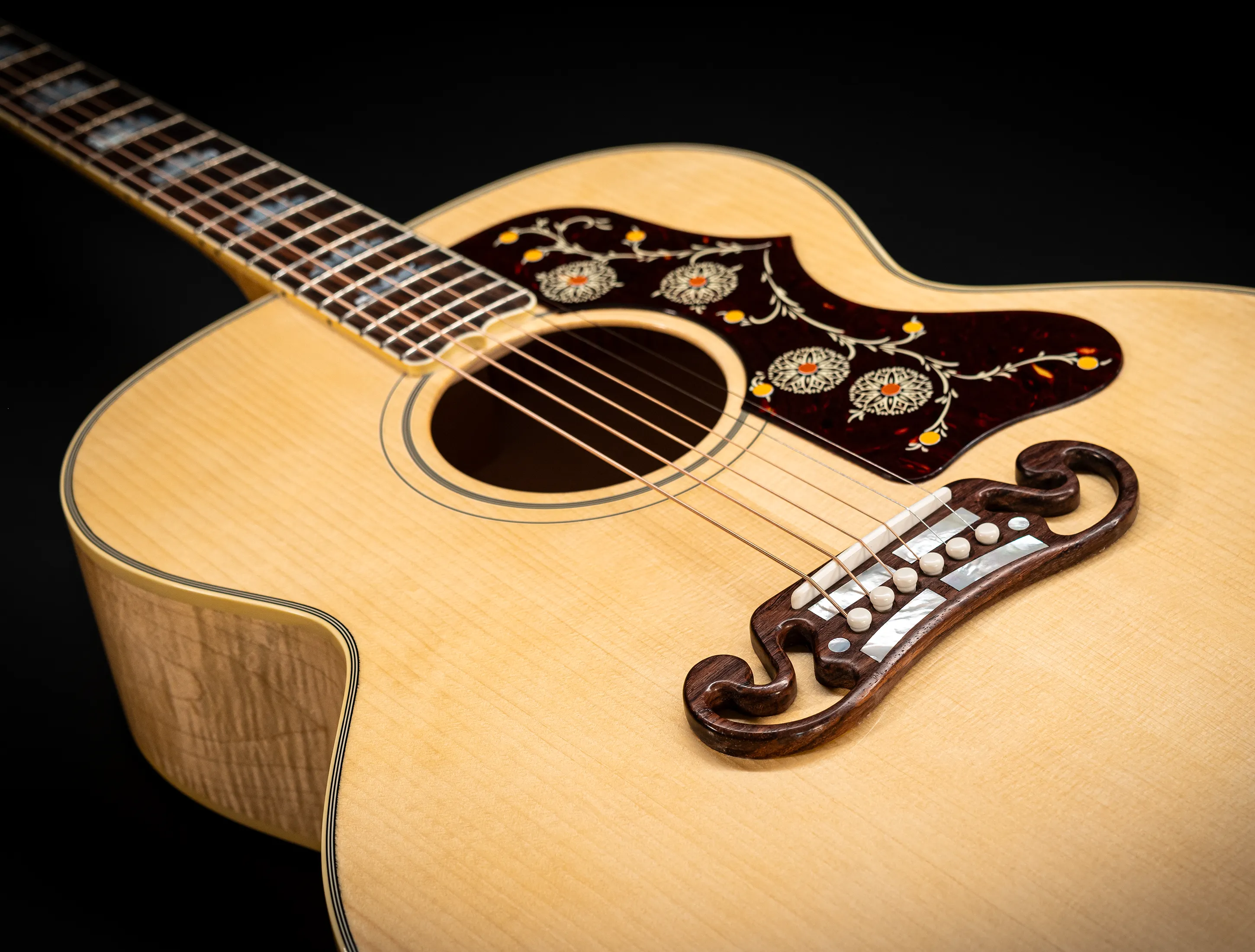 Show gallery (32 images) a162599 Gibson SJ-200 EARLY 50`s Golden Era Custom Shop Adirondack - Vintage Natural