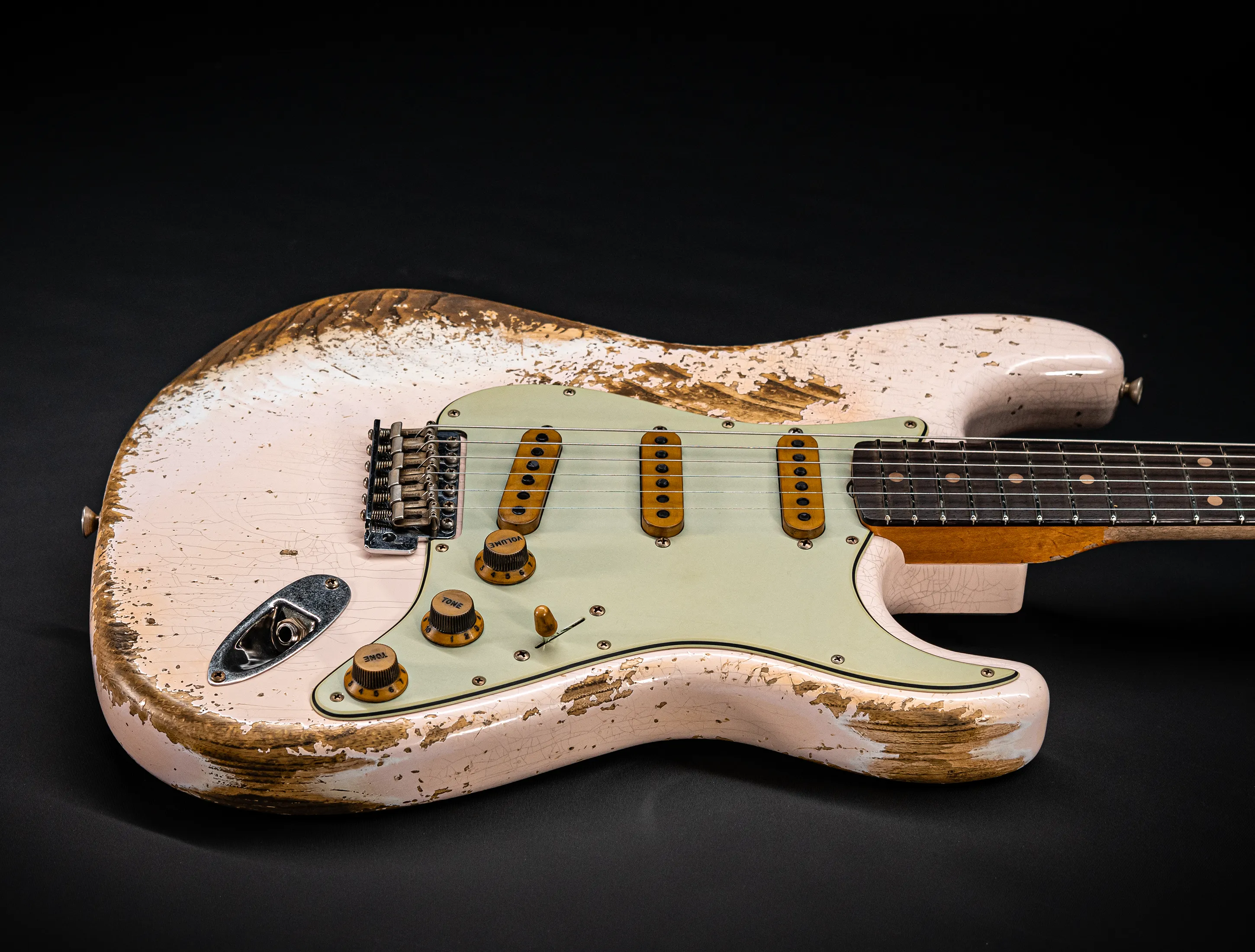 Fender MBD II 1962 Stratocaster MIDAS Super Heavy Relic - ASH Body Shell Pink