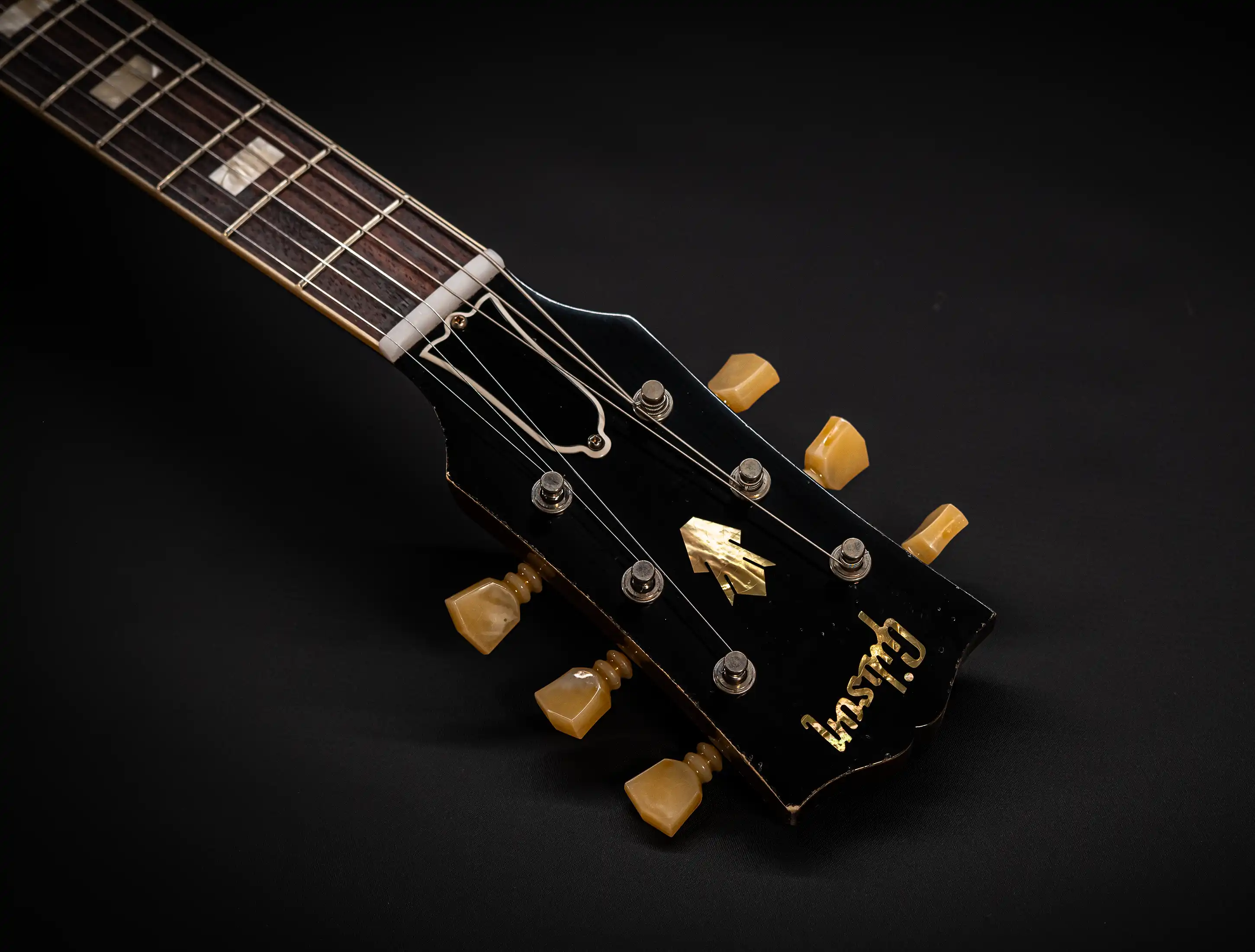 a154412 Gibson-ES-335-1964-Custom-Shop-Murphy-Lab-Heavy-Aged-Figured-Maple-Antique-Walnut-Stain