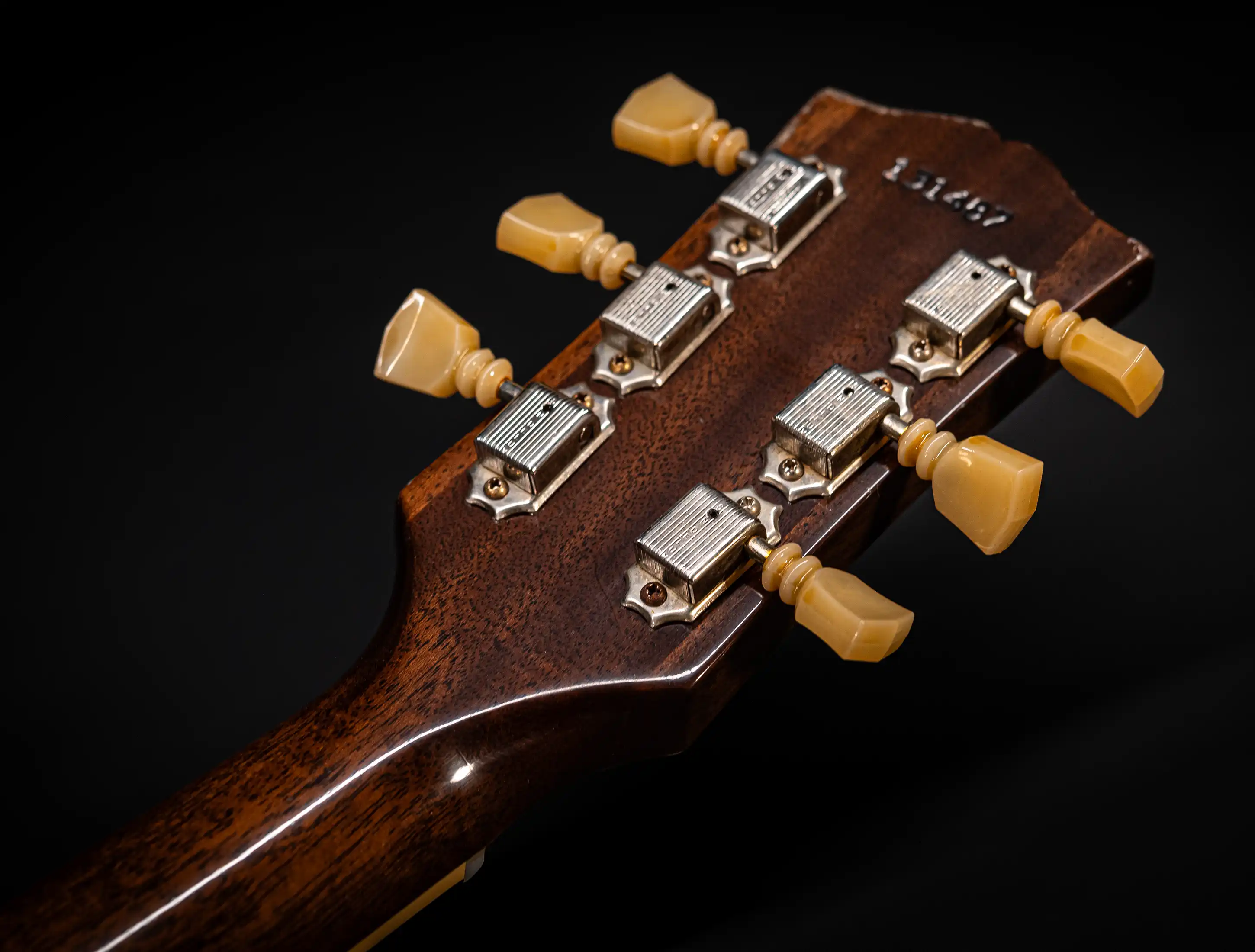 a154406 Gibson-ES-335-1964-Custom-Shop-Murphy-Lab-Heavy-Aged-Figured-Maple-Antique-Walnut-Stain