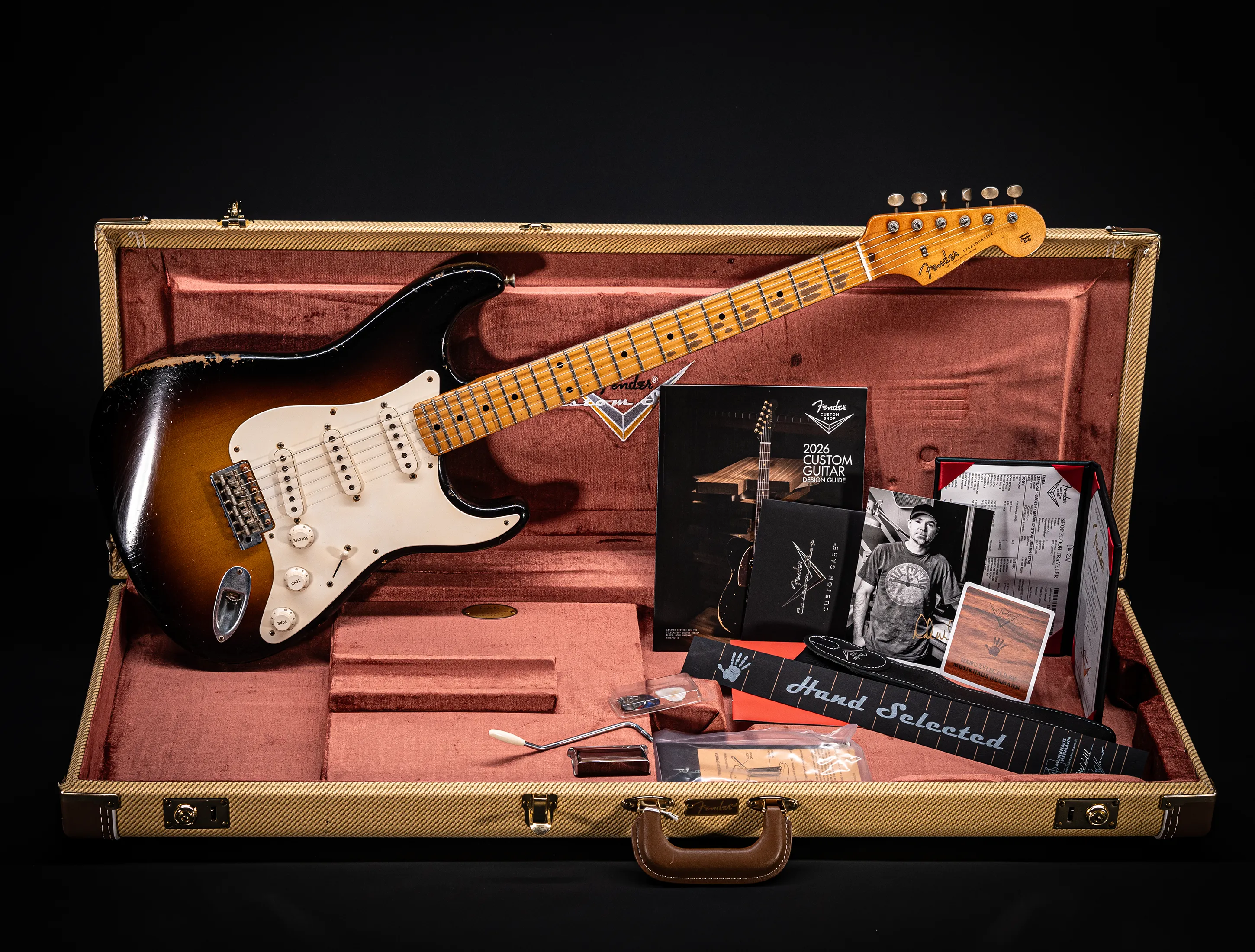Fender Senior Masterbuilt Dale Wilson 1957 Stratocaster journeyman Relic - Faded Sunburst