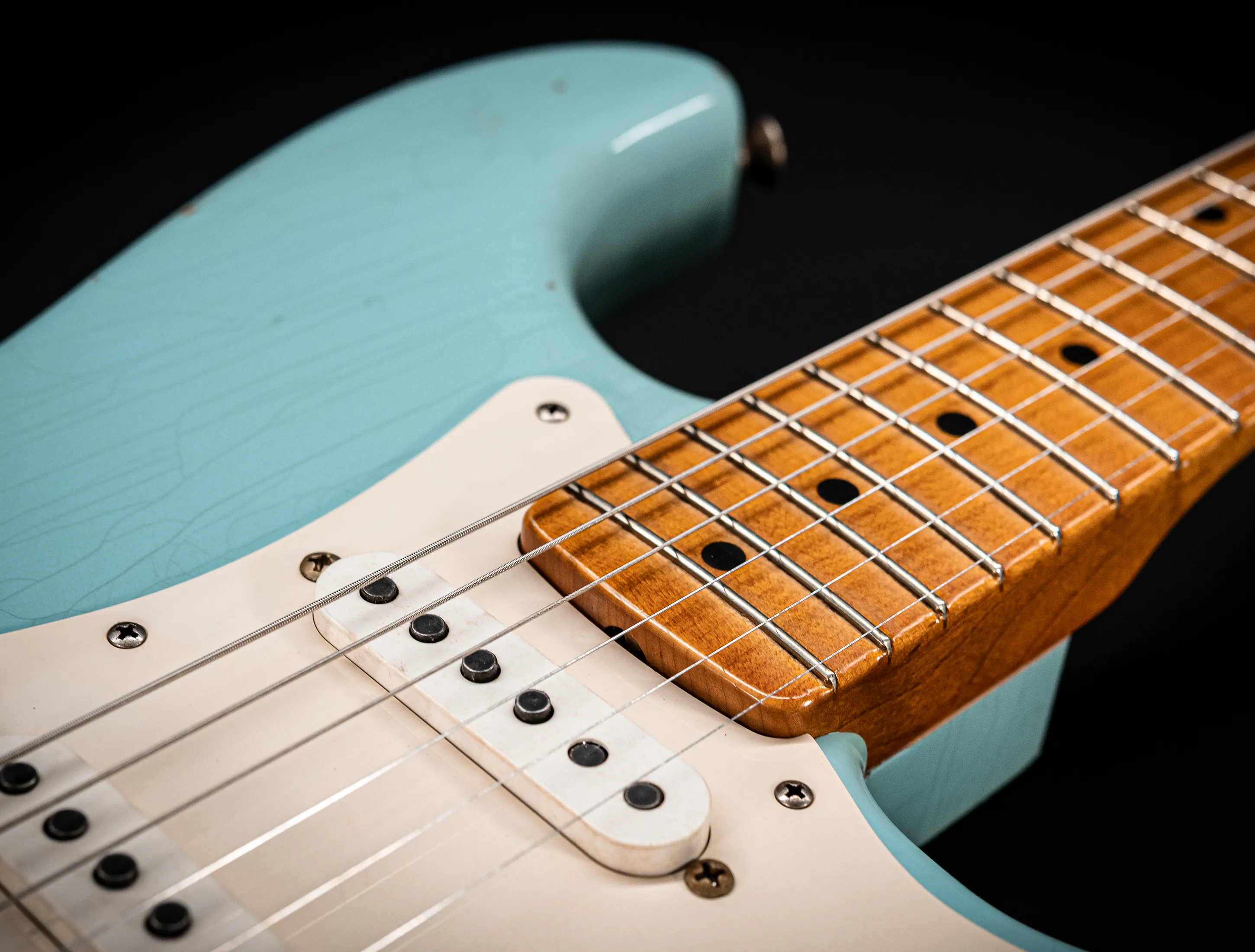 Fender Senior Masterbuilt Todd Krause 1957 Stratocaster Relic - Daphne Blue