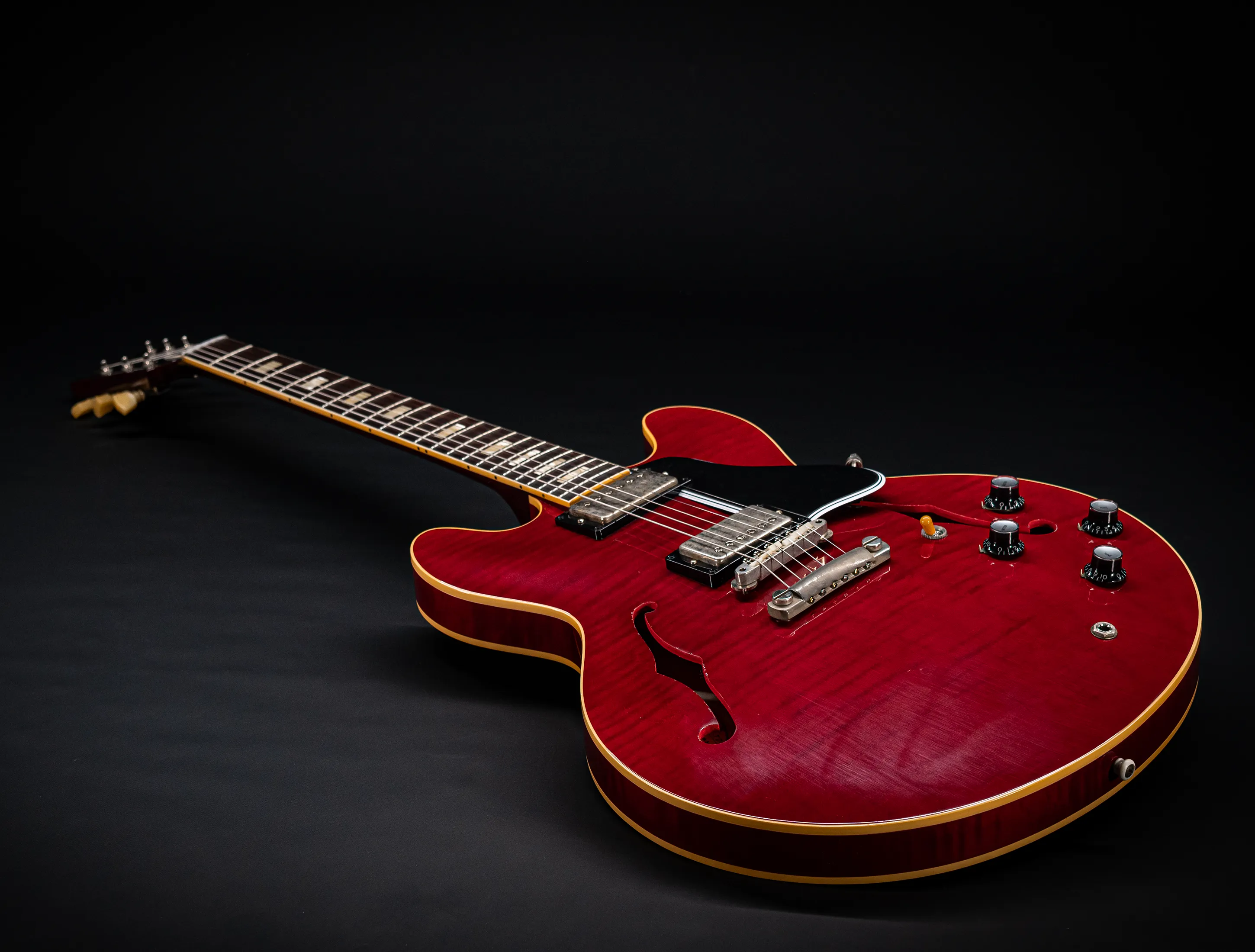 Gibson ES-335 1964 Custom Shop Murphy Lab Ultra Light Aged Figured Maple - Wine Red