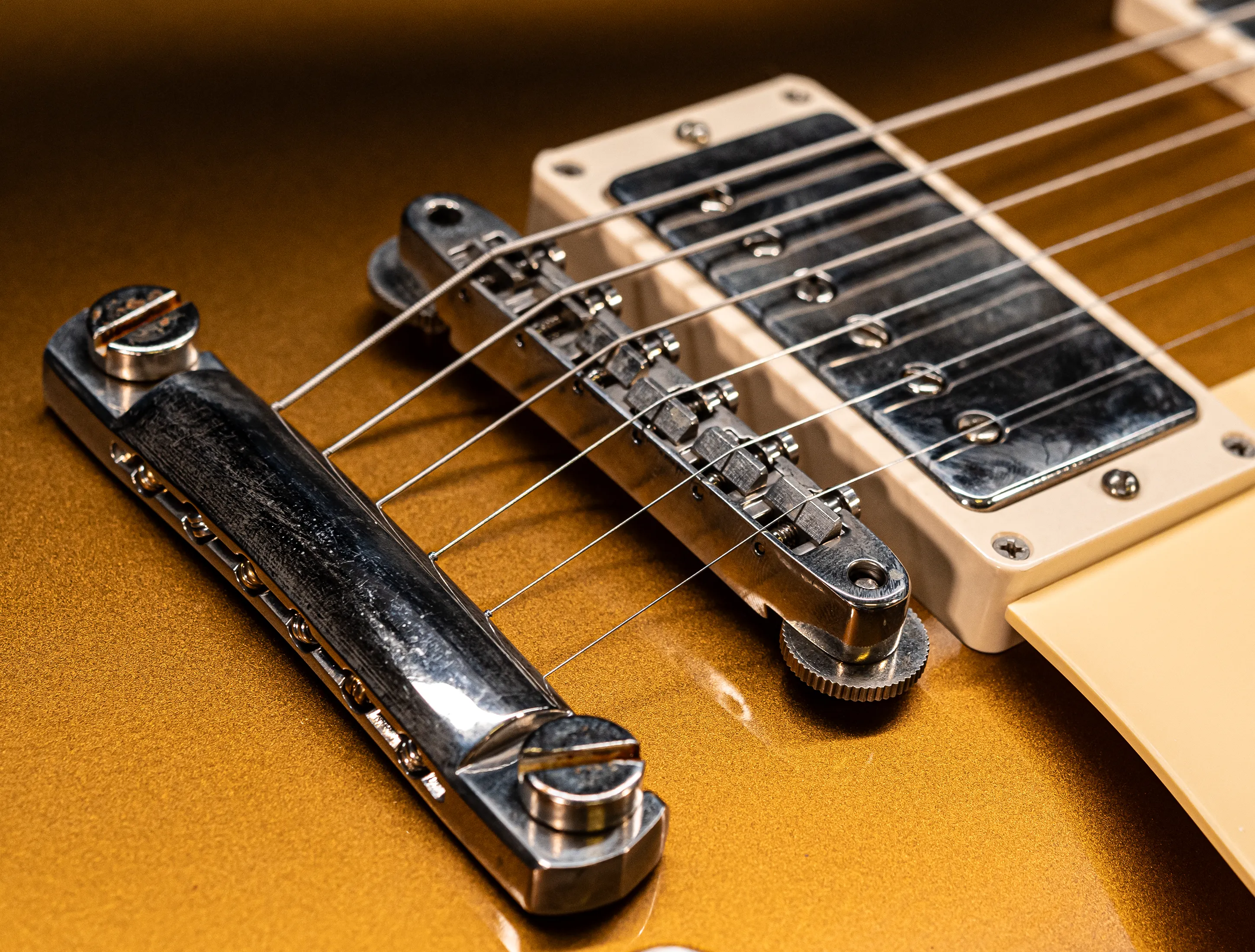 a171488 Gibson Les Paul 1957 Goldtop Darkback VOS Musikhaus-Hermann