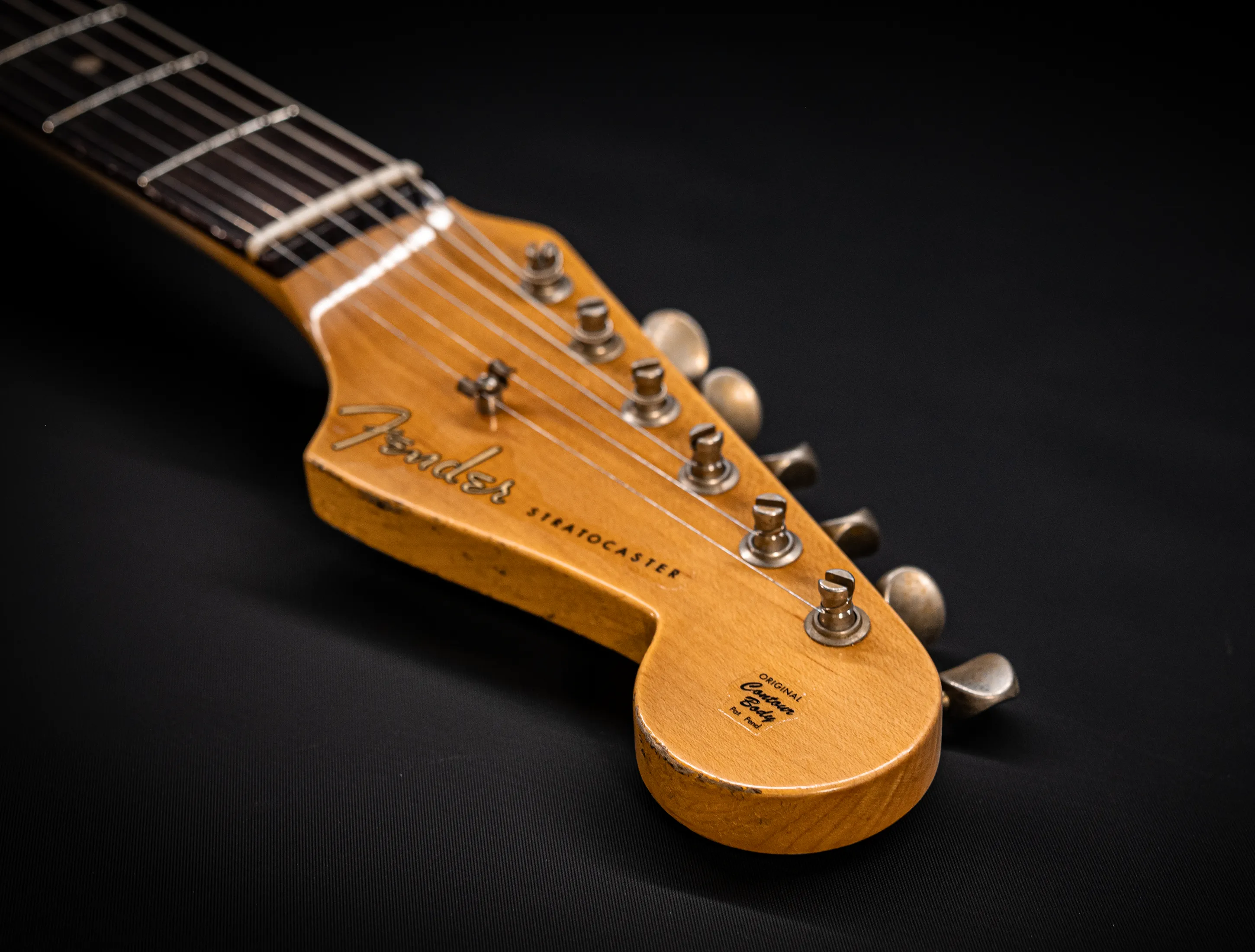 a172981Fender MBD Limited 1963 Hardtail Stratocaster Heavy Relic - Black Muikhaus-Hermann