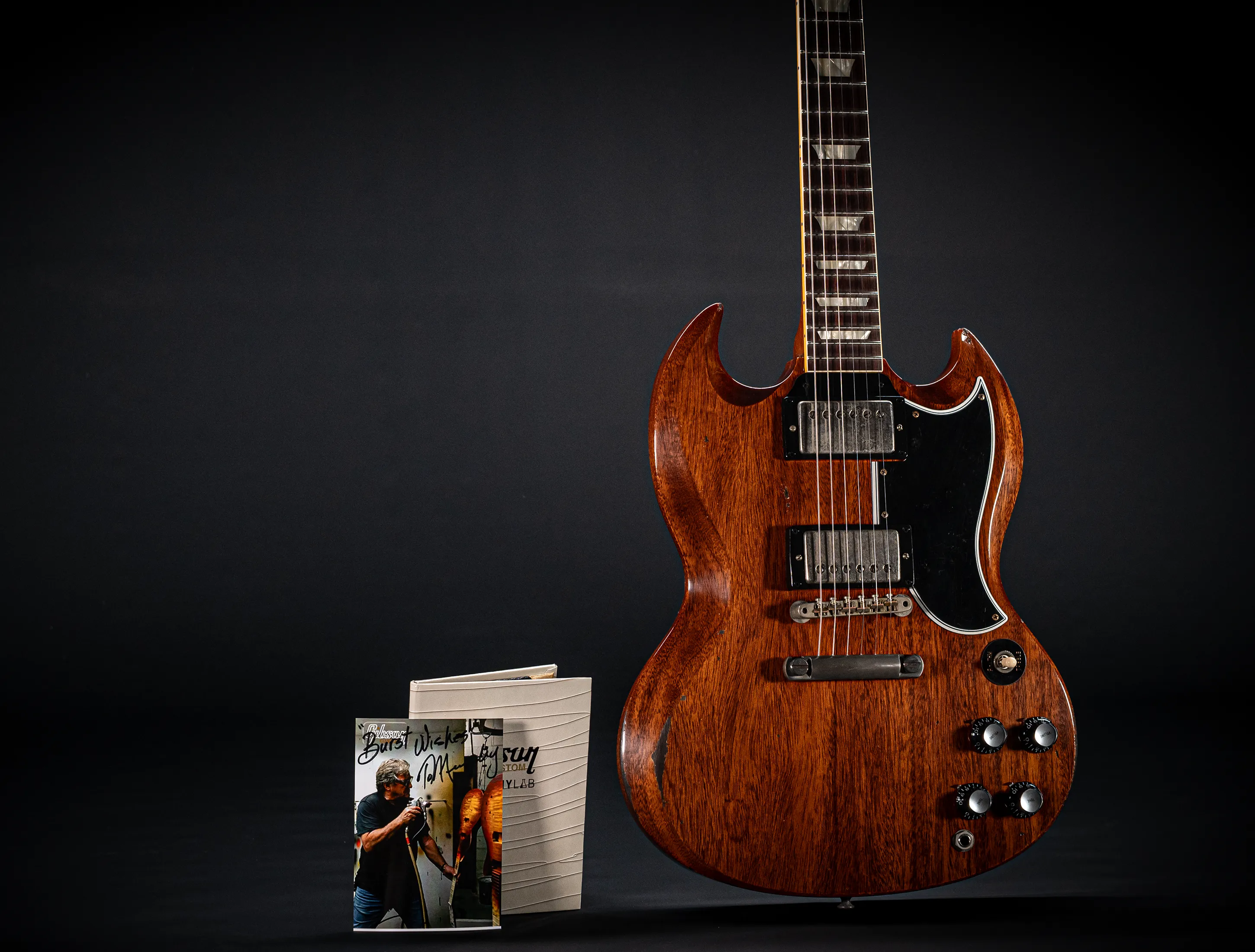 Gibson SG 1961 Standard Murphy Lab Heavy Aged Antique Faded Cherry