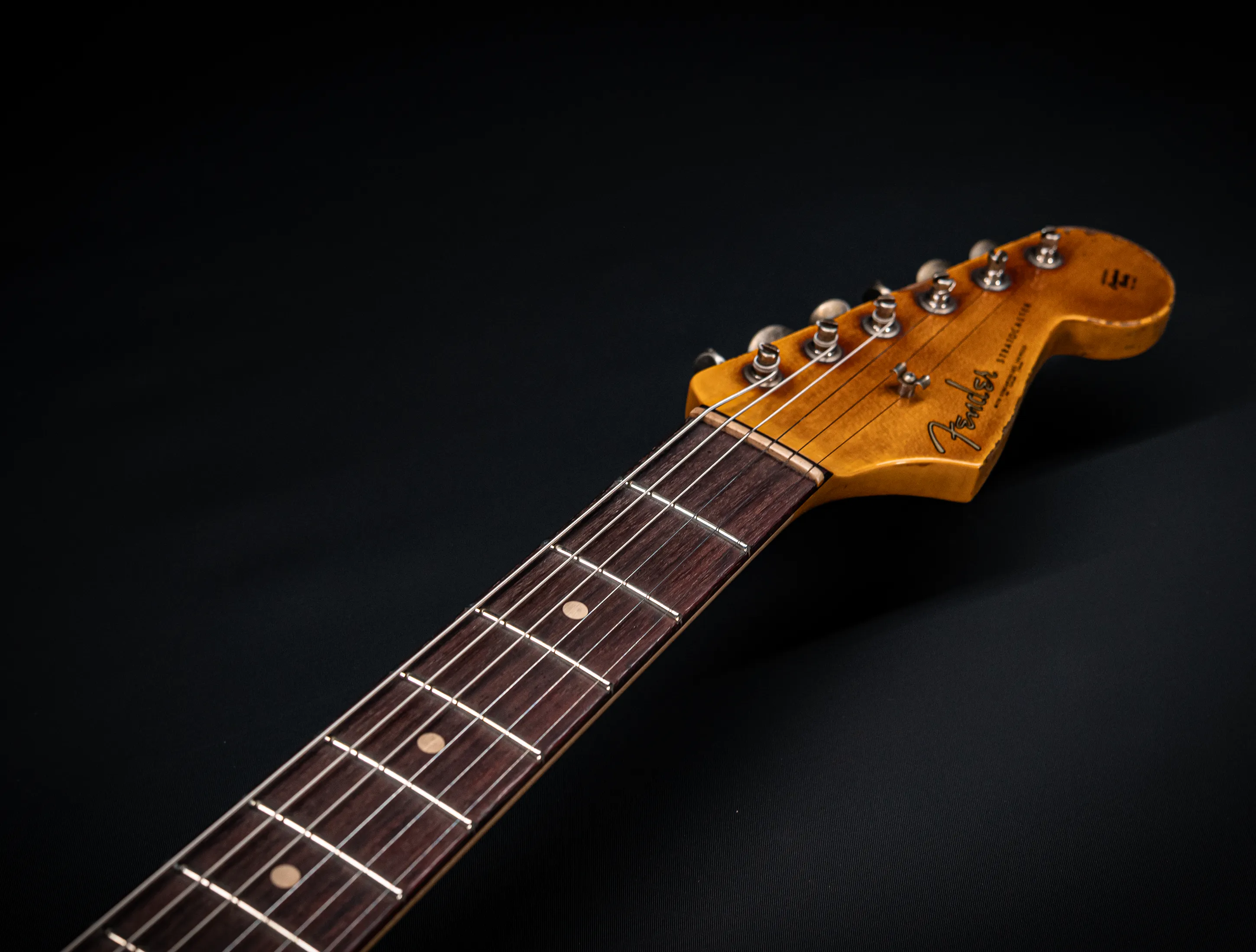 Fender MBD II 1962 Humbucker Stratocaster MIDAS Super Heavy Relic - ASH Body Fiesta Red