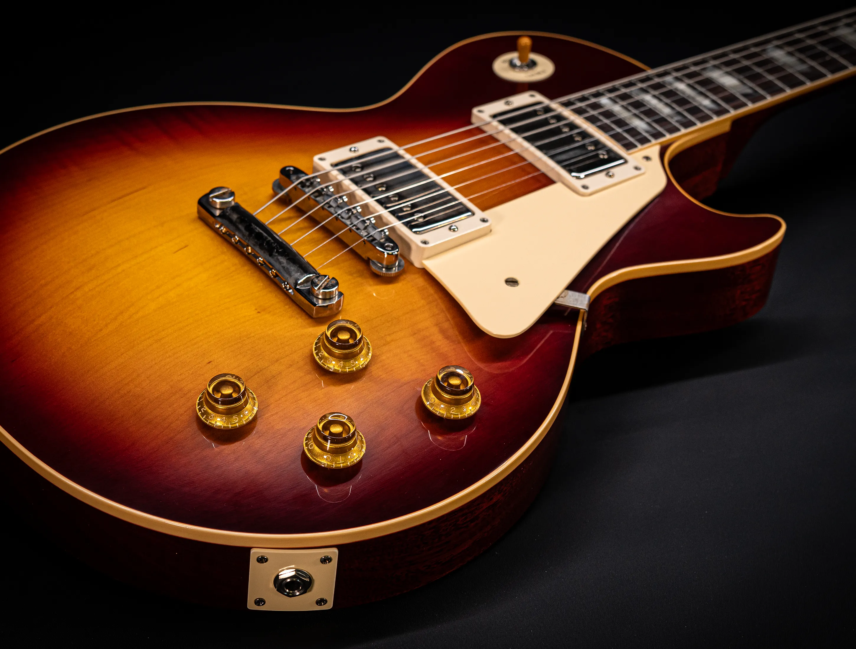 a171882 Gibson Les Paul 1958 Standard Reissue VOS - Bourbon Burst Musikhaus-Hermann