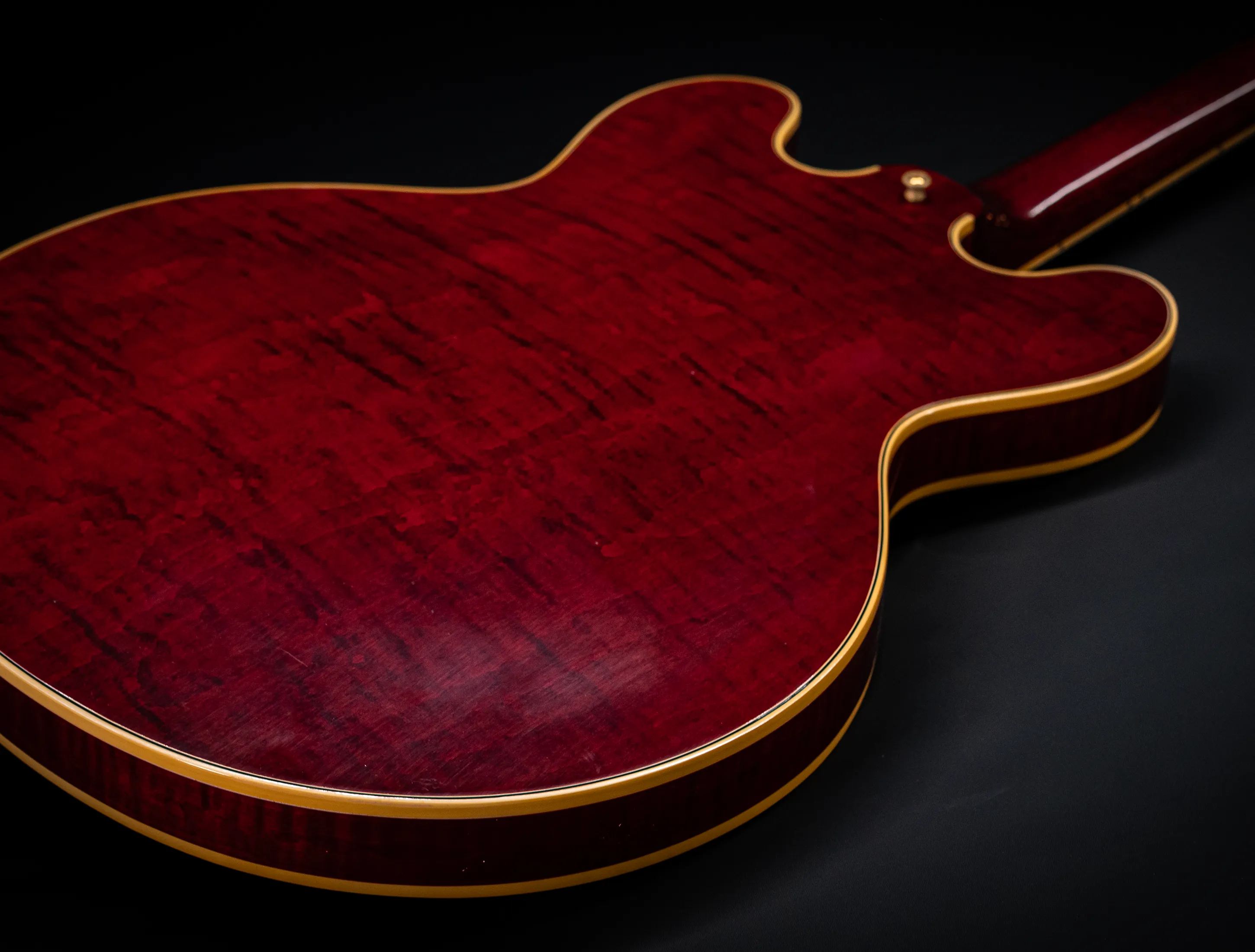 Gibson ES-355 1959 Custom Shop Murphy Lab Ultra Light Aged Figured Maple - Viking Red