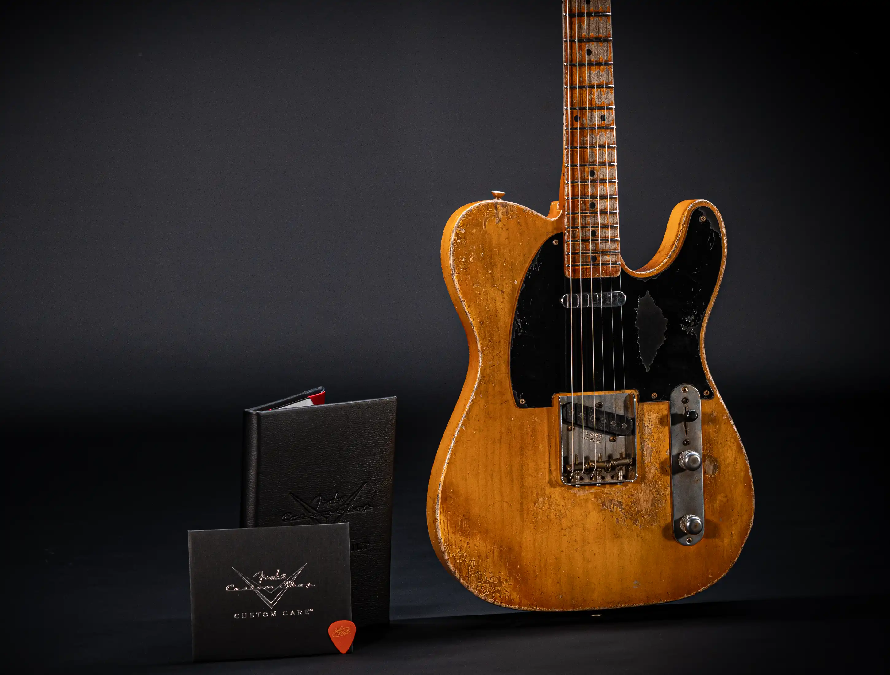 Fender Masterbuilt Vincent van Trigt  1952 Telecaster Authentic Relic - Smoked Aged 1Pc Ash Body
