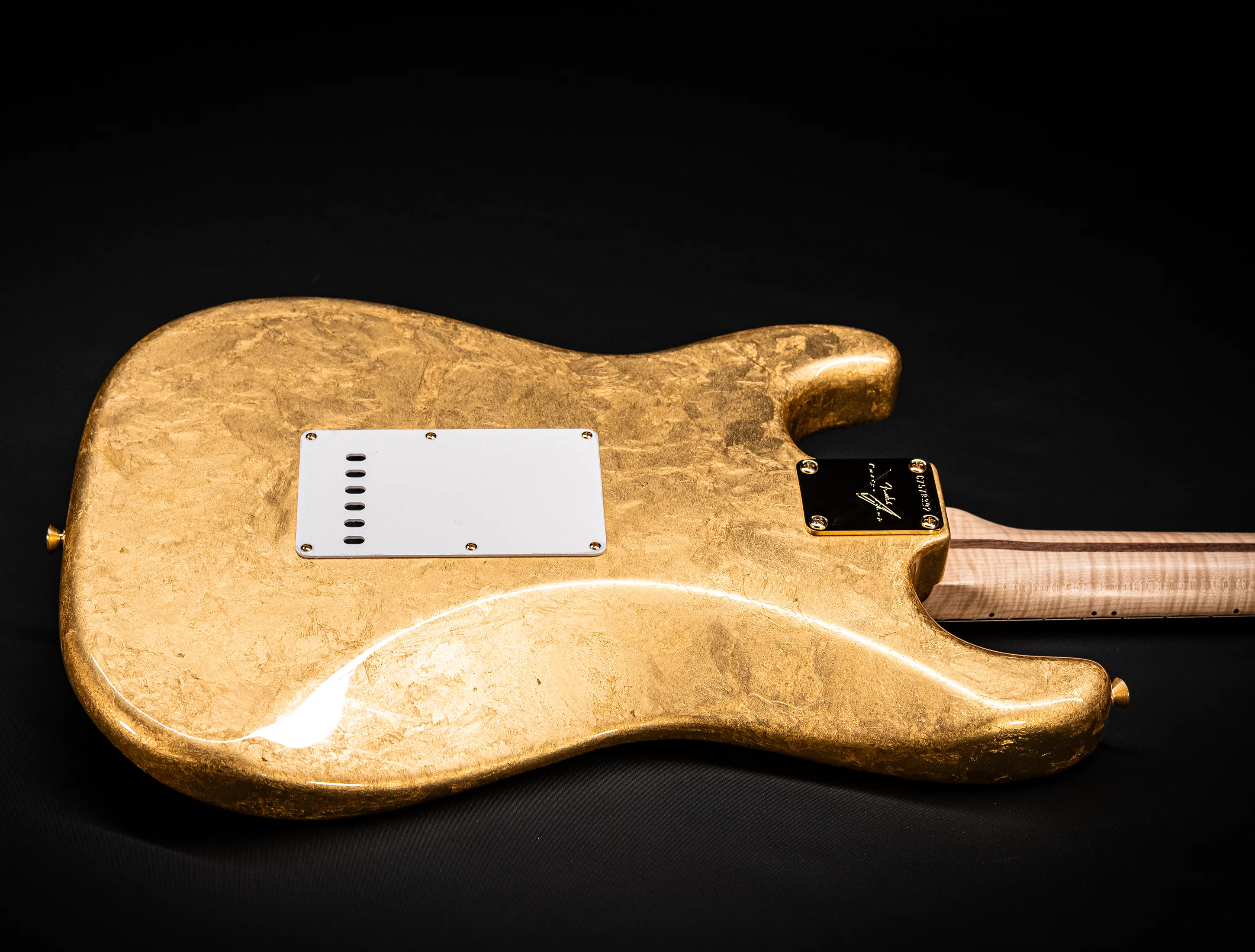 a165174 Fender Masterbuilt Todd Krause GOLD LEAF Eric Clapton Stratocaster - 24 Karat Gold