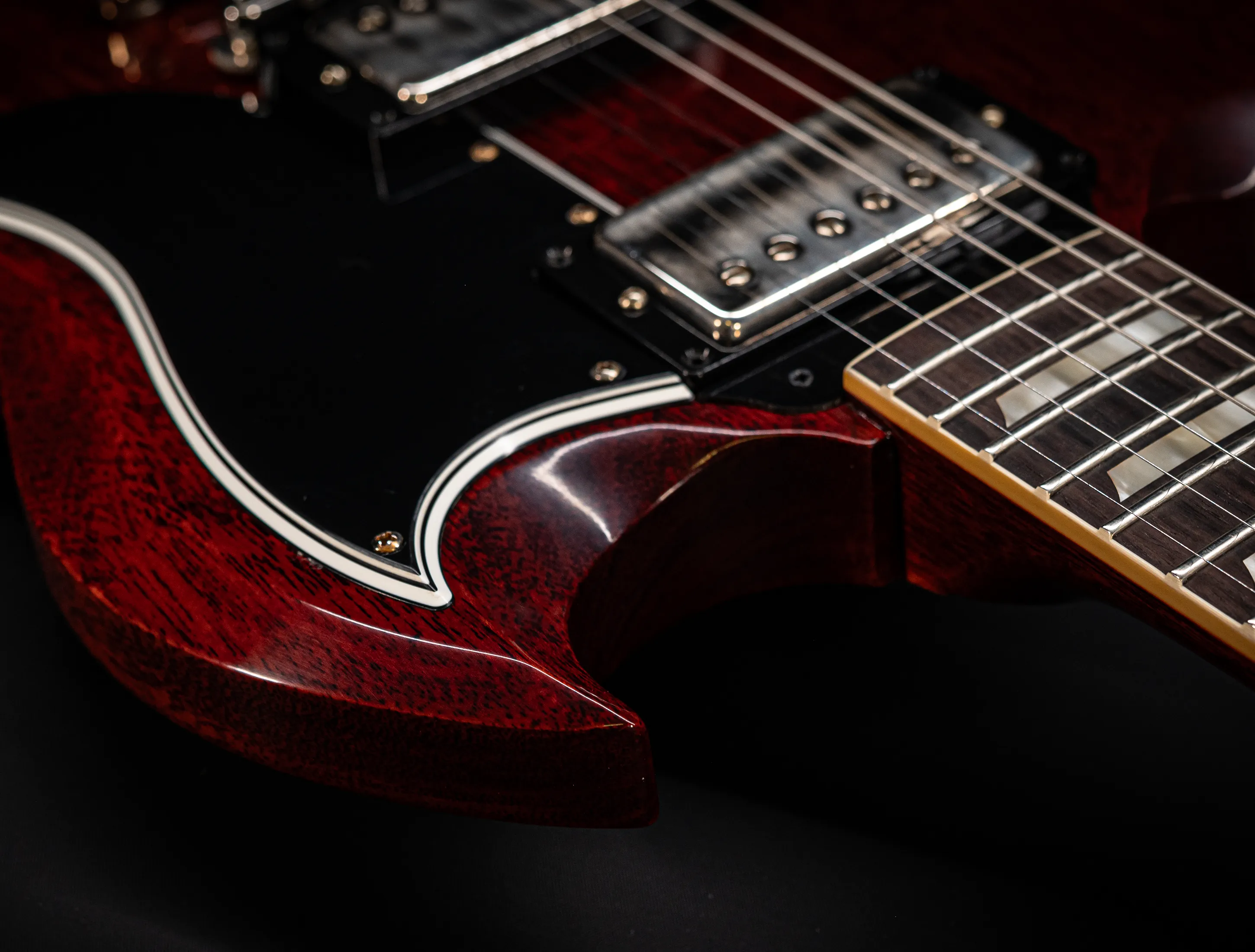 a172684Gibson SG 1961 Standard Reissue Stop Bar VOS Cherry Red Muikhaus-Hermann