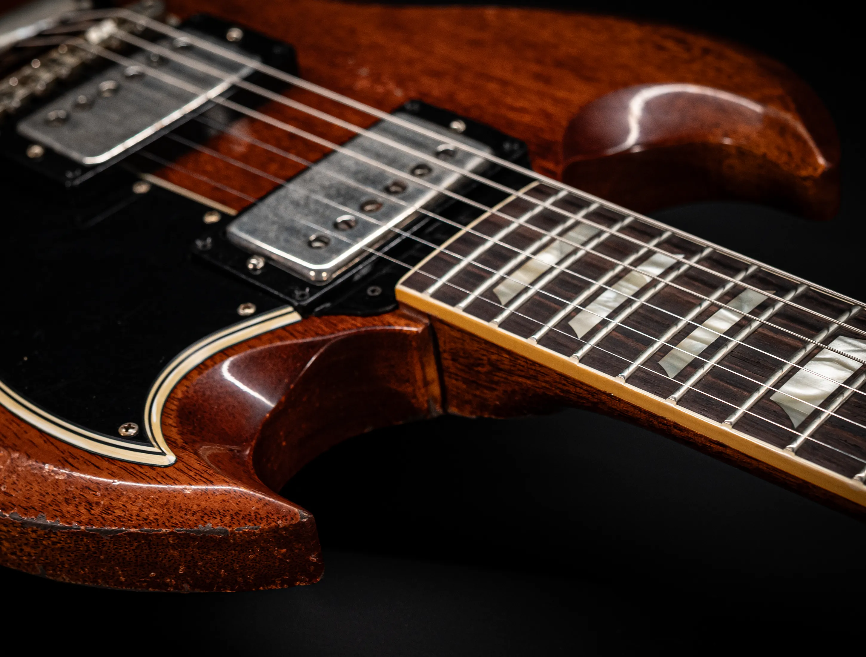 Gibson SG 1961 Standard Murphy Lab Heavy Aged Antique Faded Cherry