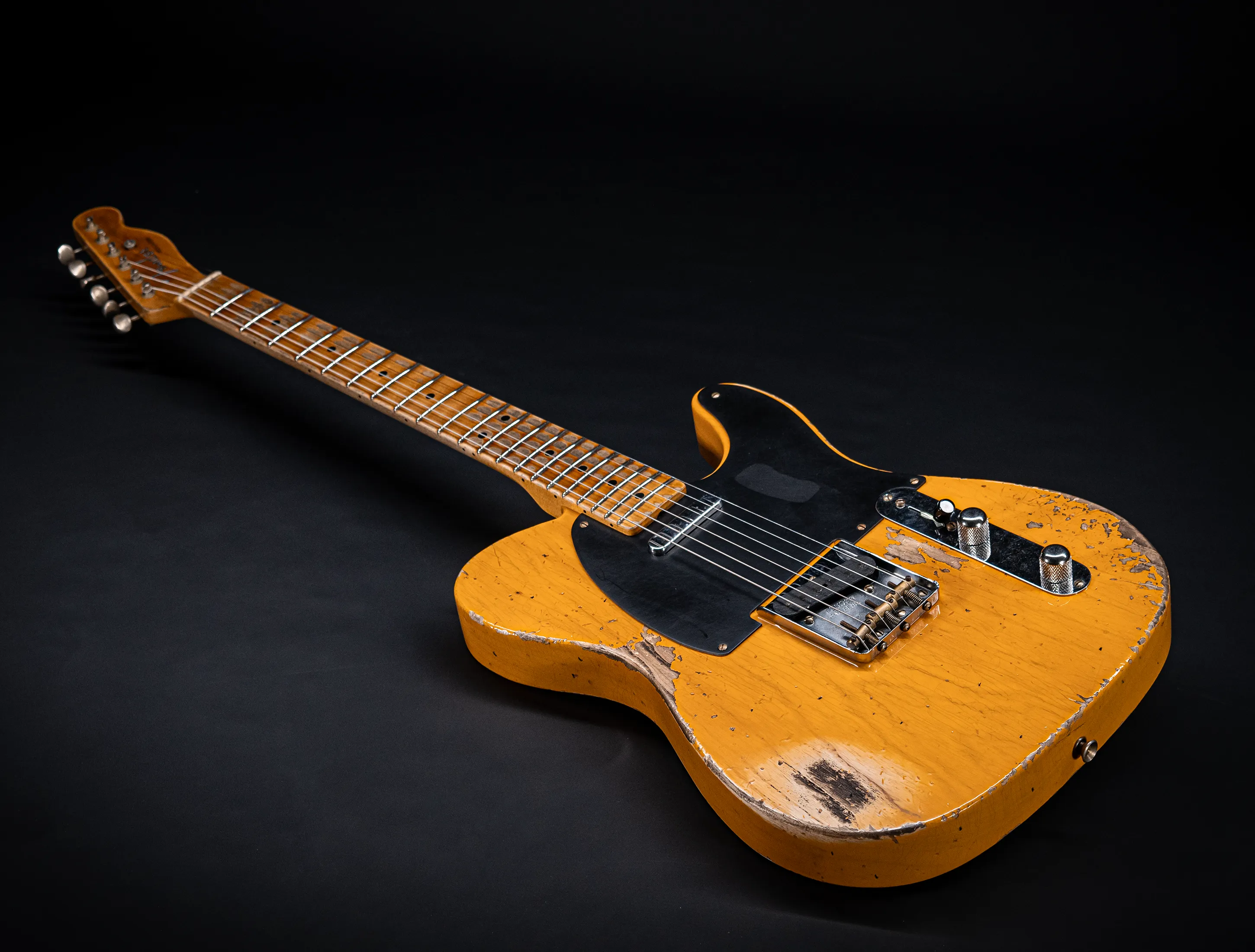 Fender MBD 1952 Telecaster Heavy Relic 1pc Ash Body - Butterscotch Blonde