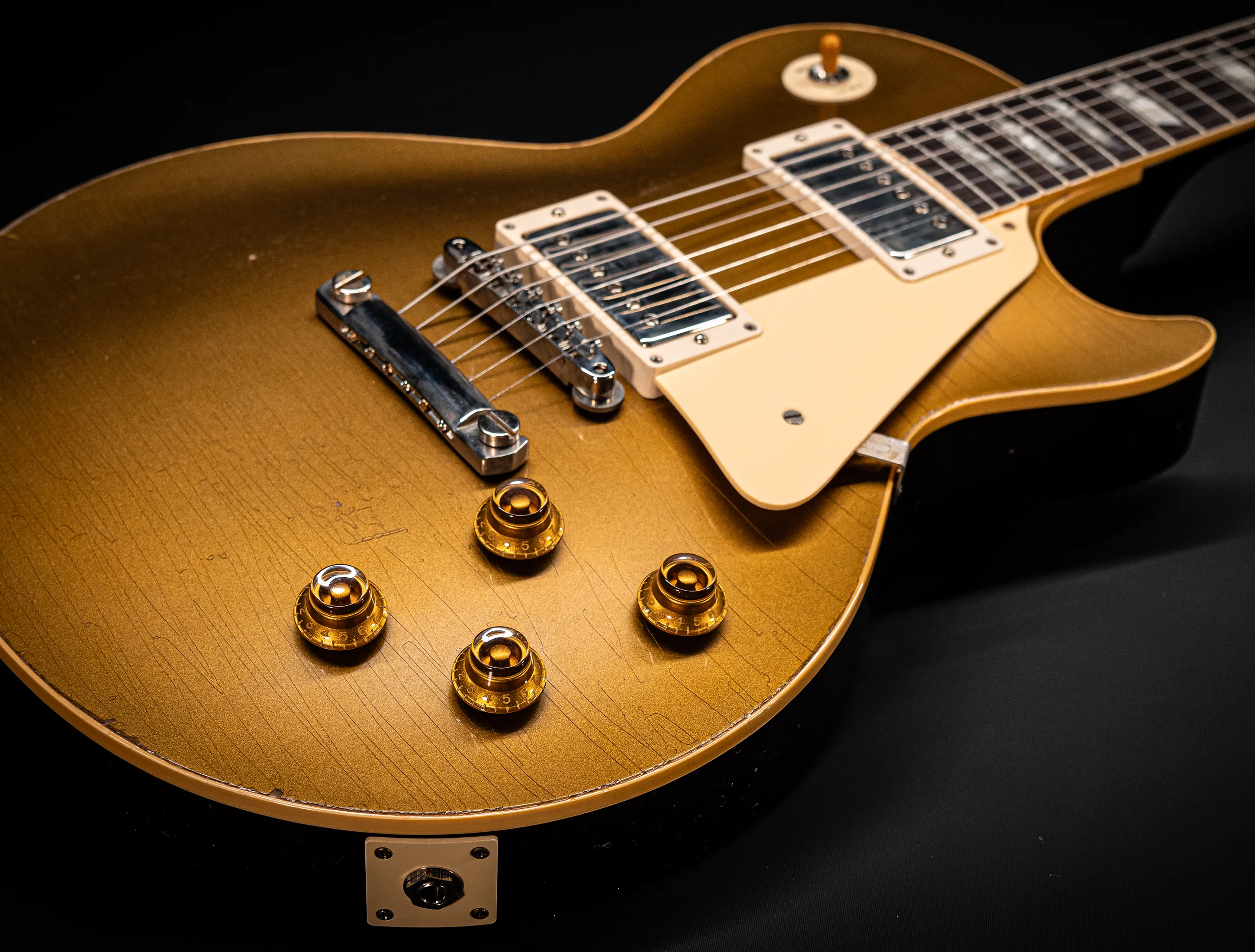 a164757 Gibson Les Paul 1957 Goldtop Darkback Reissue Murphy Lab Light Aged