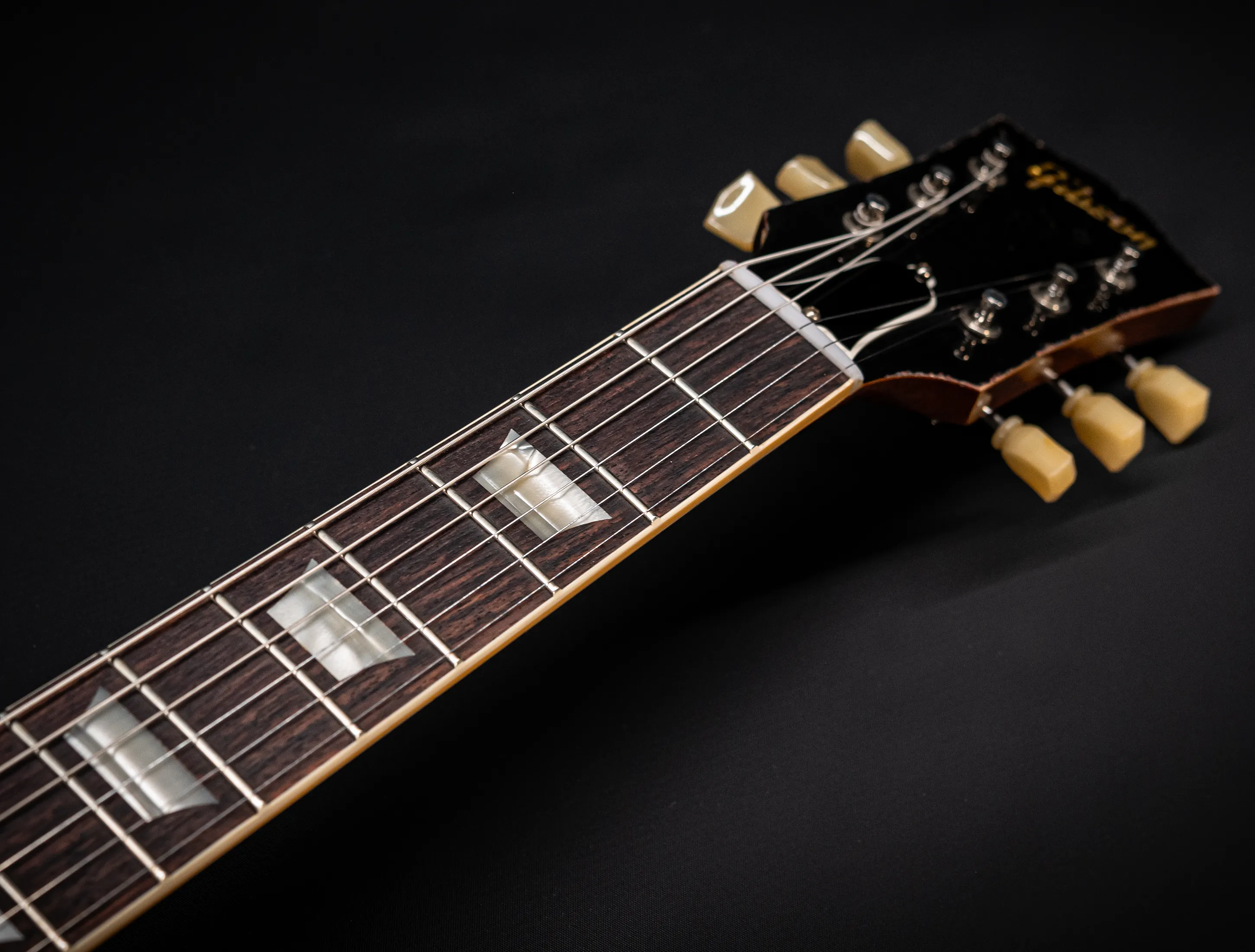a172361 Gibson Les Paul 1959 Reissue Murphy Lab Heavy Aged Green Lemon Fade Musikhaus-Hermann