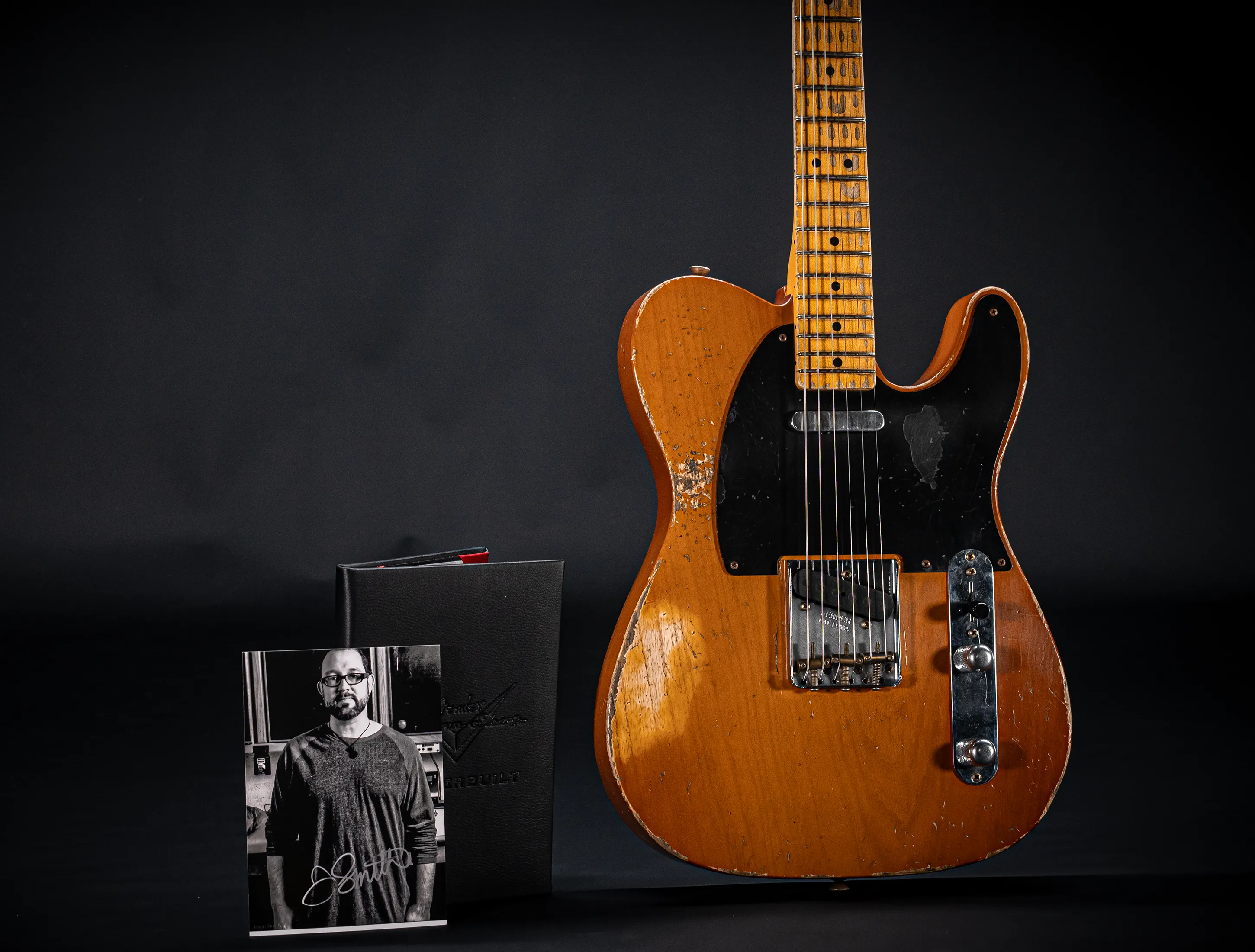 Fender Senior Masterbuilt Jason Smith 1952 Telecaster Super Heavy Relic - 1pc Ash Butterscotch Blonde