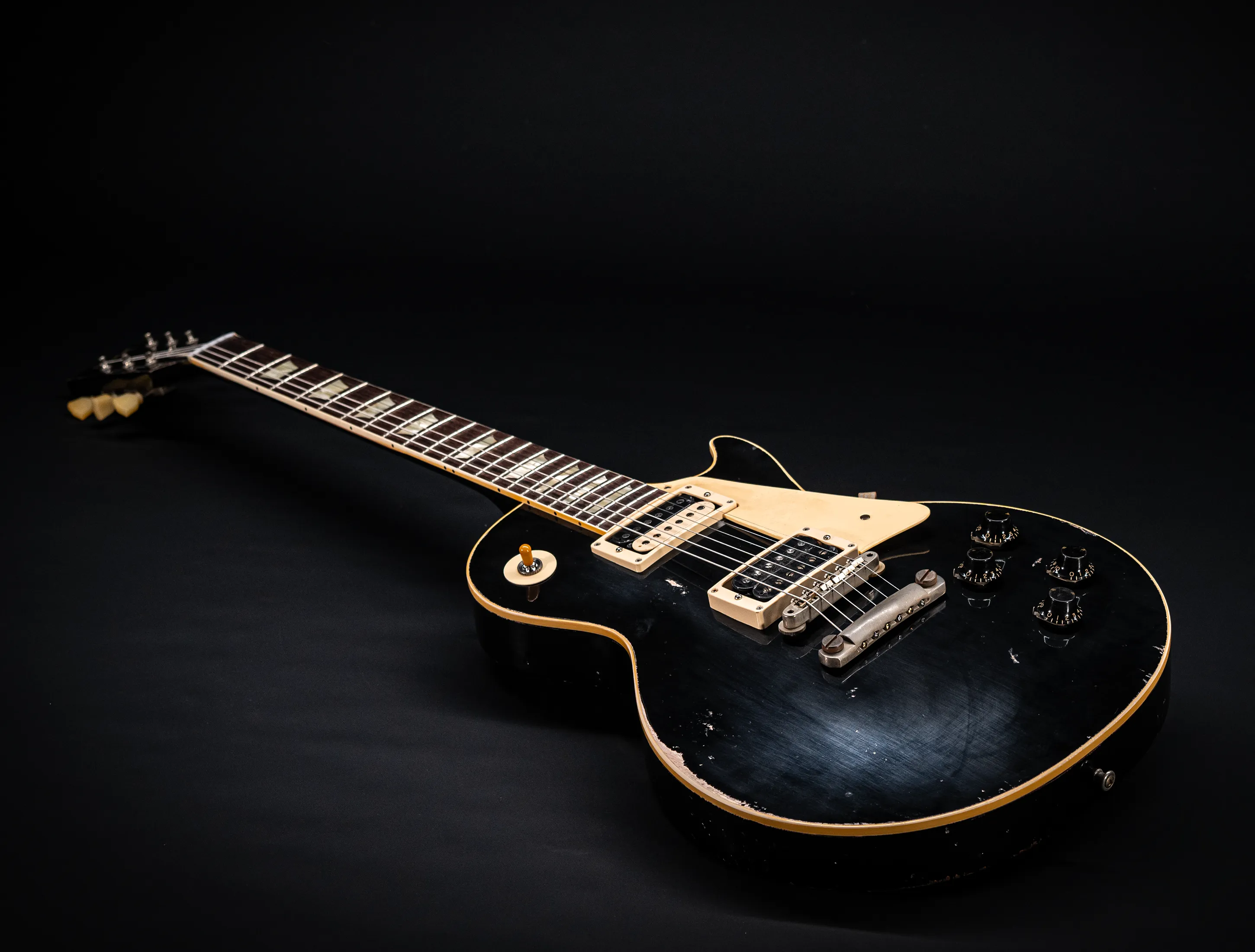 Gibson Les Paul 1958 Standard Murphy Lab Heavy Aged - Factory Black