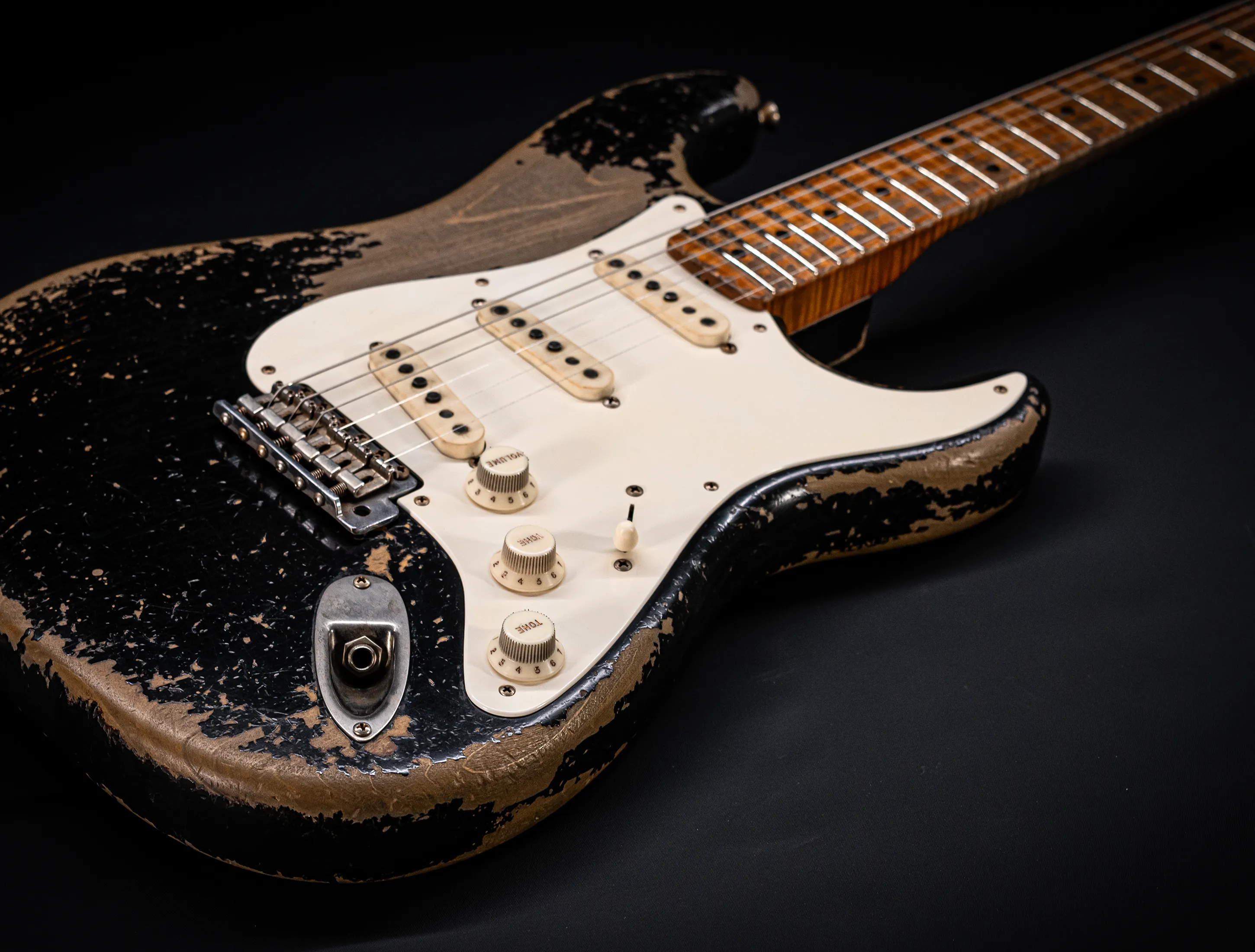 Fender Senior Masterbuilt Dale Wilson 1957 Stratocaster Heavy Relic - faded Black