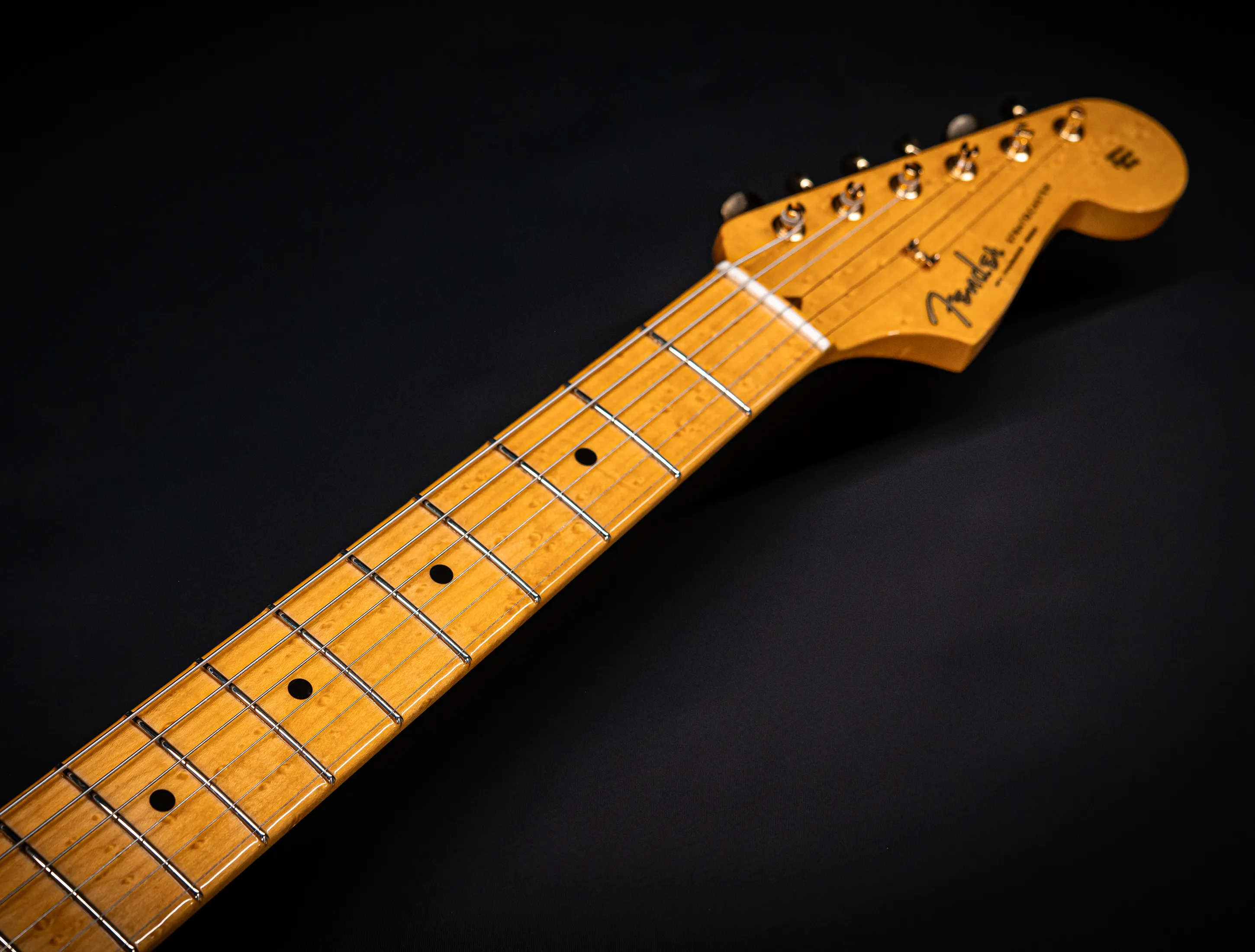 a161314 Fender MBD Limited 1957 Stratocaster Timeless NOS Birdseye Neck - Fiesta Red