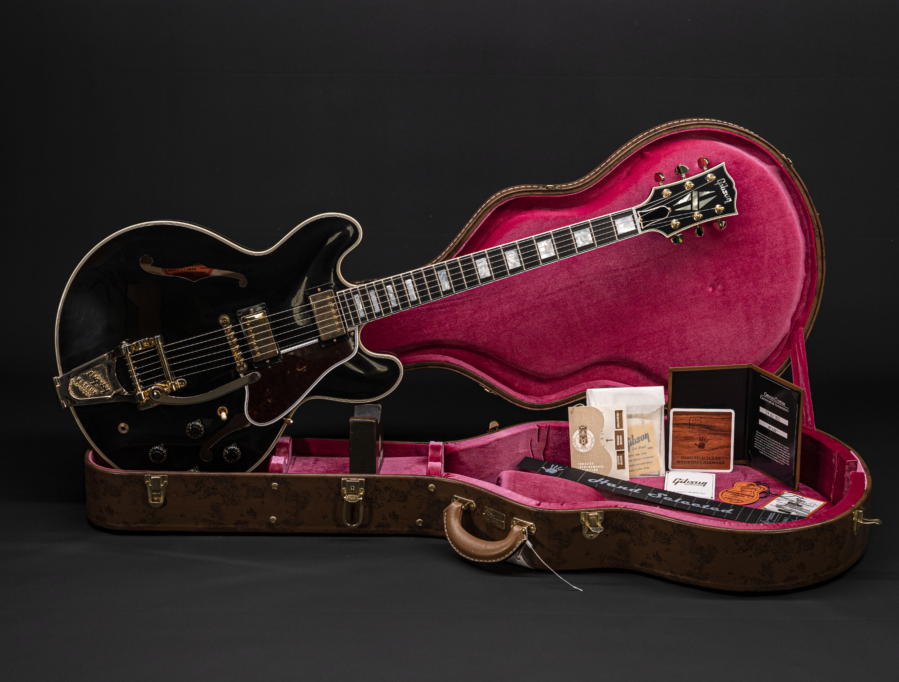 Gibson 1959 ES-355 Bigsby Historic Reissue - Ebony