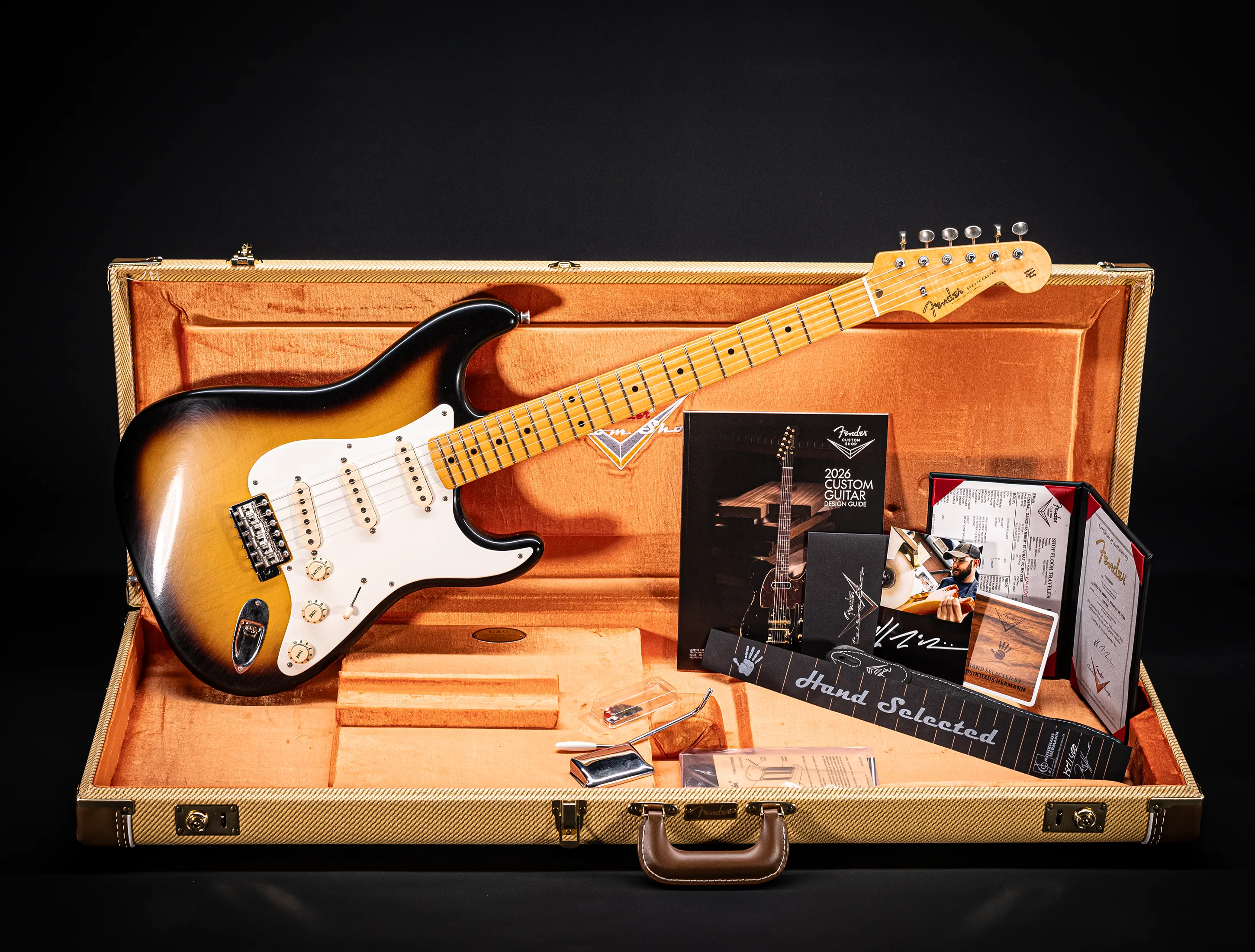 Fender Masterbuilt Kyle McMillin 1957 Stratocaster Closet Classic Erle Body - Sunburst