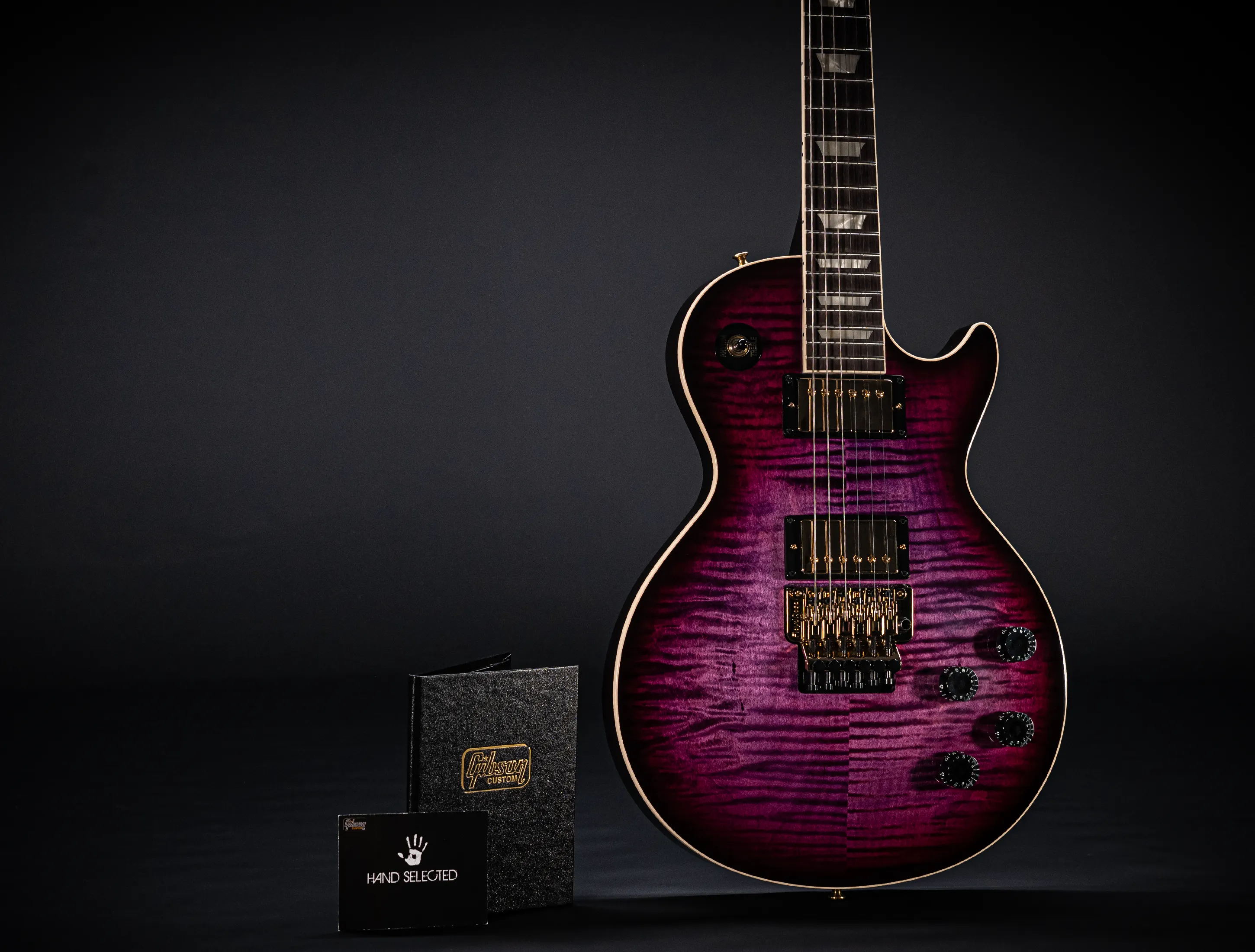 Gibson Les Paul Axcess Custom Shop Floyd Rose "Factory Special" - GLOSS Tri Berry Burst