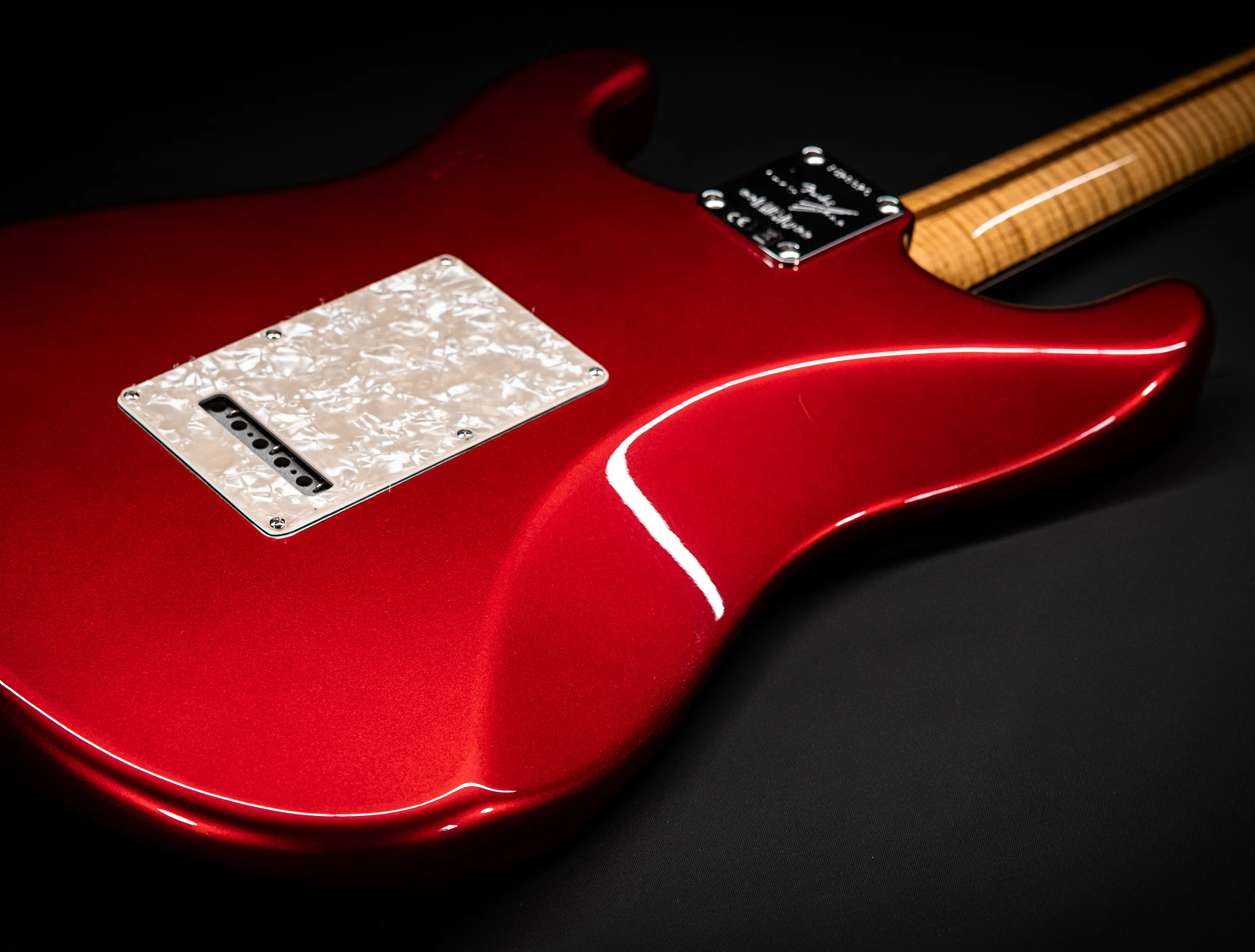 a163017 Fender MBD Limited 60s STARS Stratocaster NOS flame Neck - Candy Apple Red