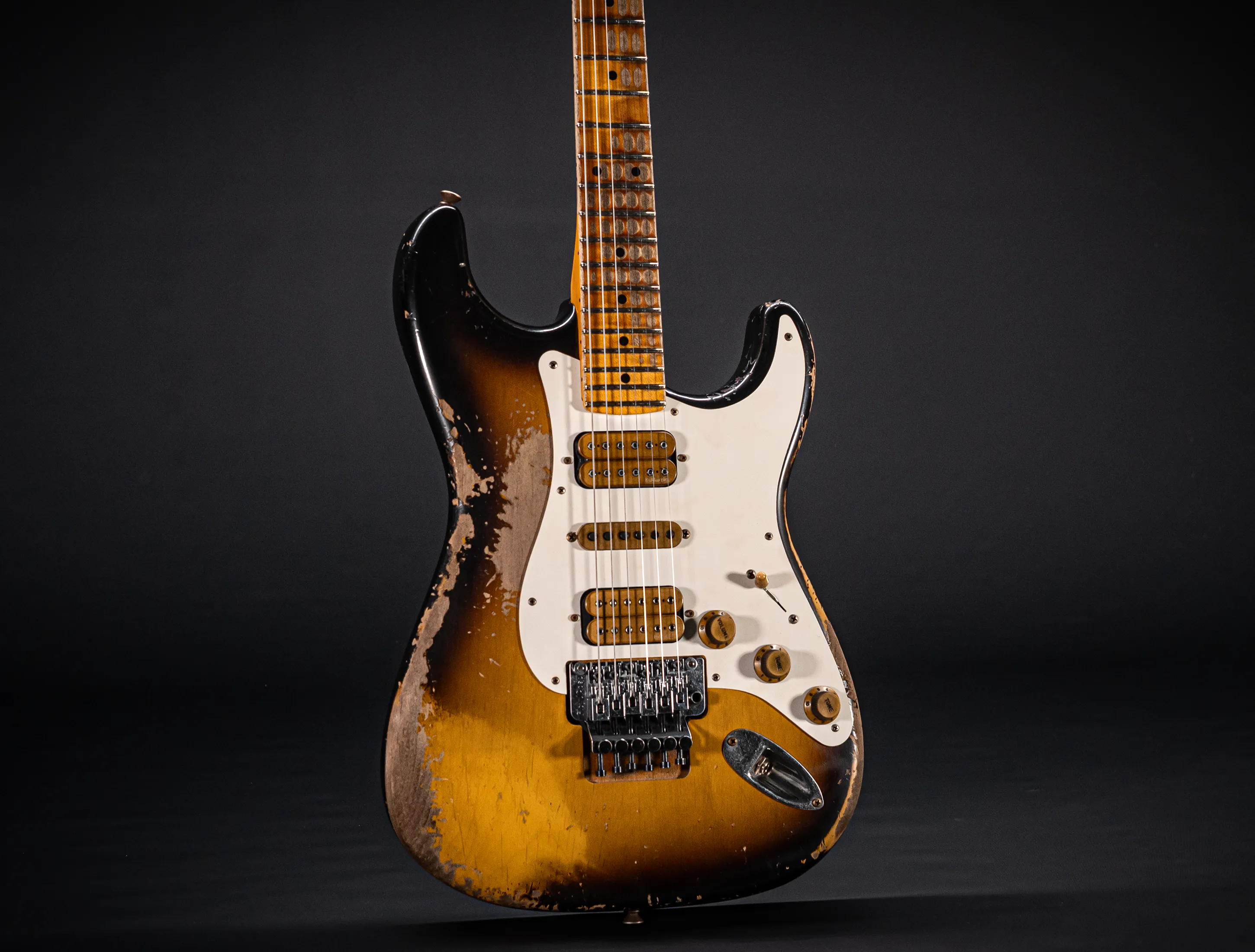 Fender MBD II 1956 FLOYD ROSE Stratocaster MIDAS Super Heavy Relic - Sunburst