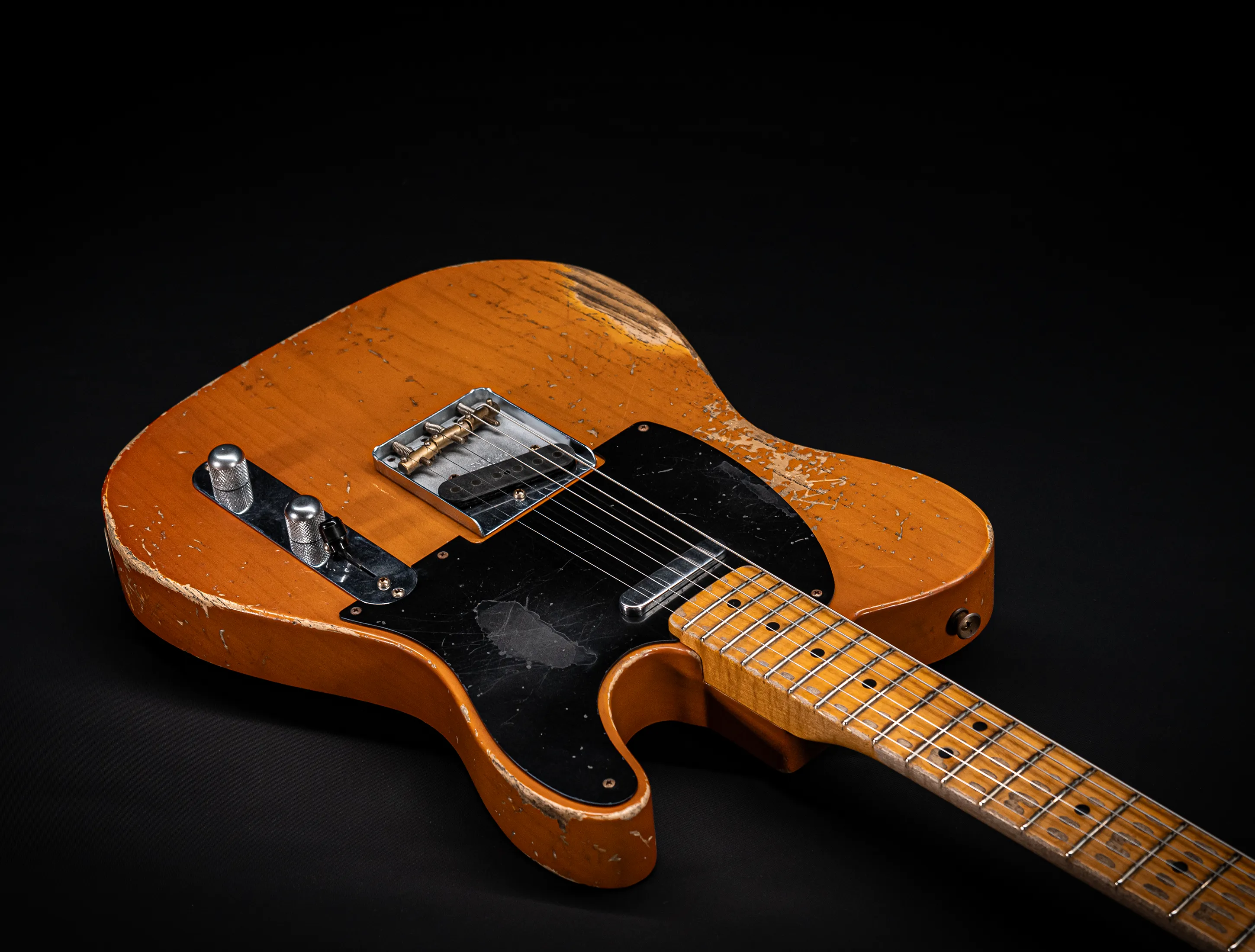 Fender Senior Masterbuilt Jason Smith 1952 Telecaster Heavy Relic - 1pc Ash Butterscotch Blonde