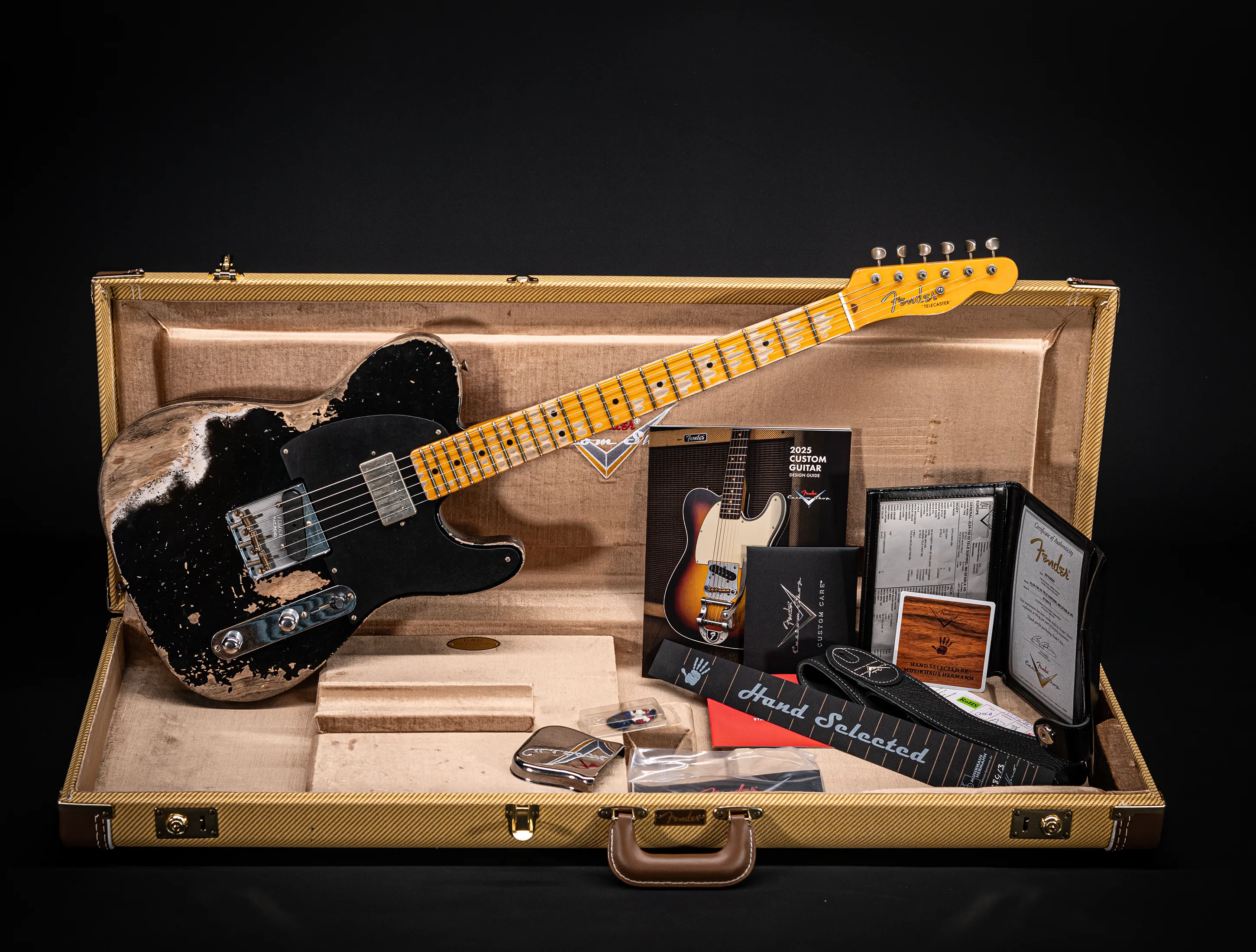 a176177-Fender-MBD-II-Limited-1952-Humbucker-Telecaster-Super-Heavy-Relic-Aged-Black-