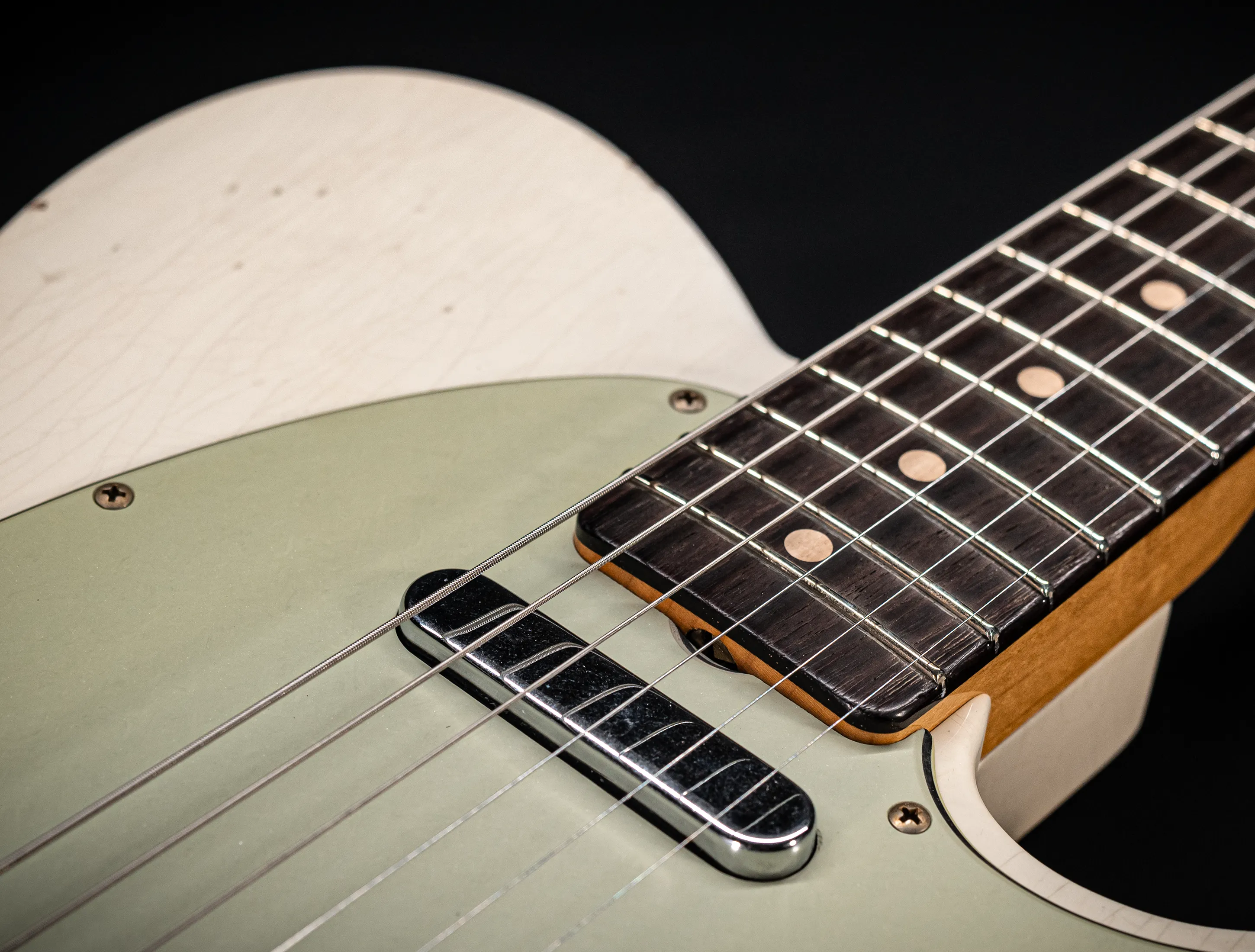Fender MBD 1963 Telecaster Relic - Olympic White