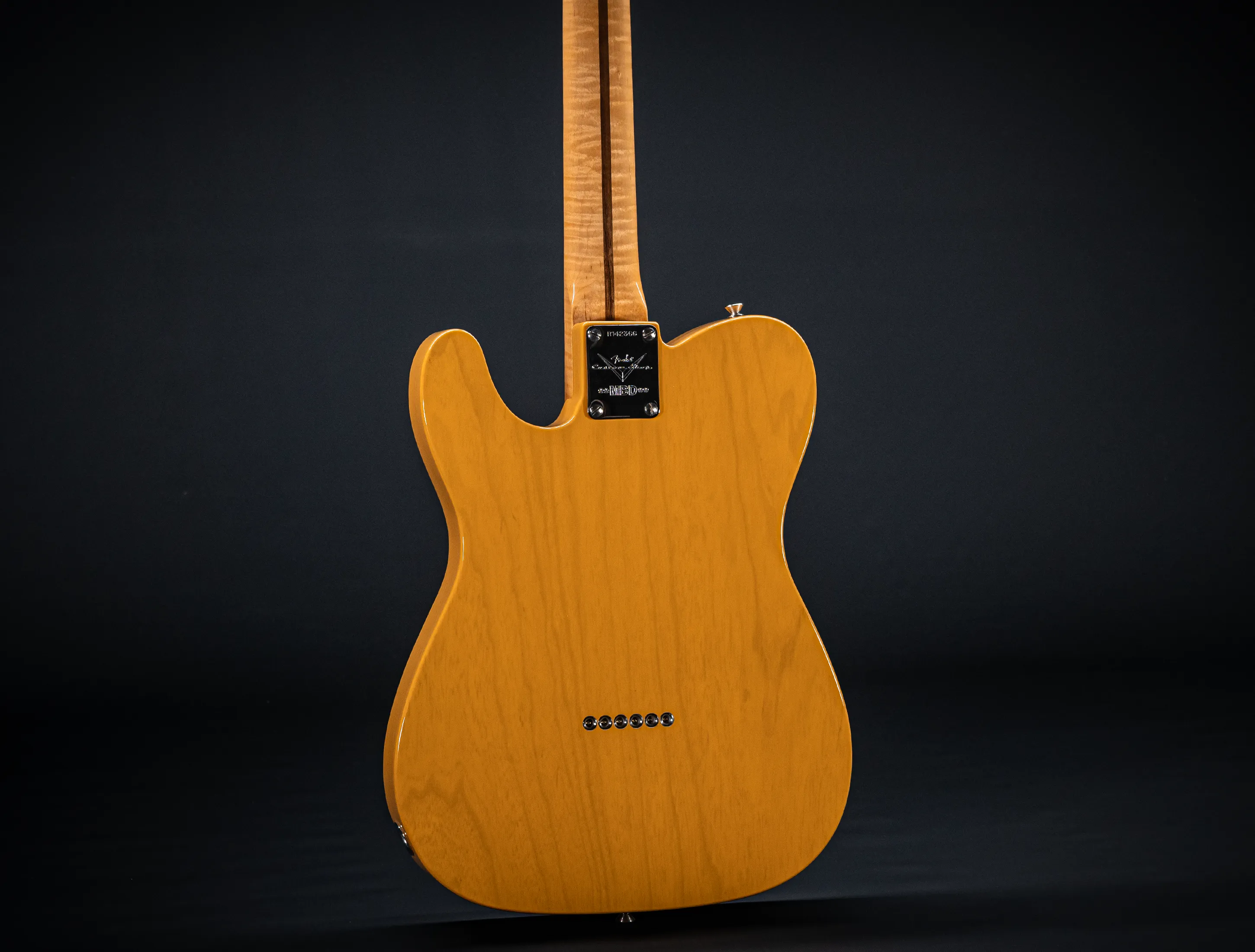 Fender MBD 1952 Telecaster GLOSS NOS flame Neck - Butterscotch Blonde